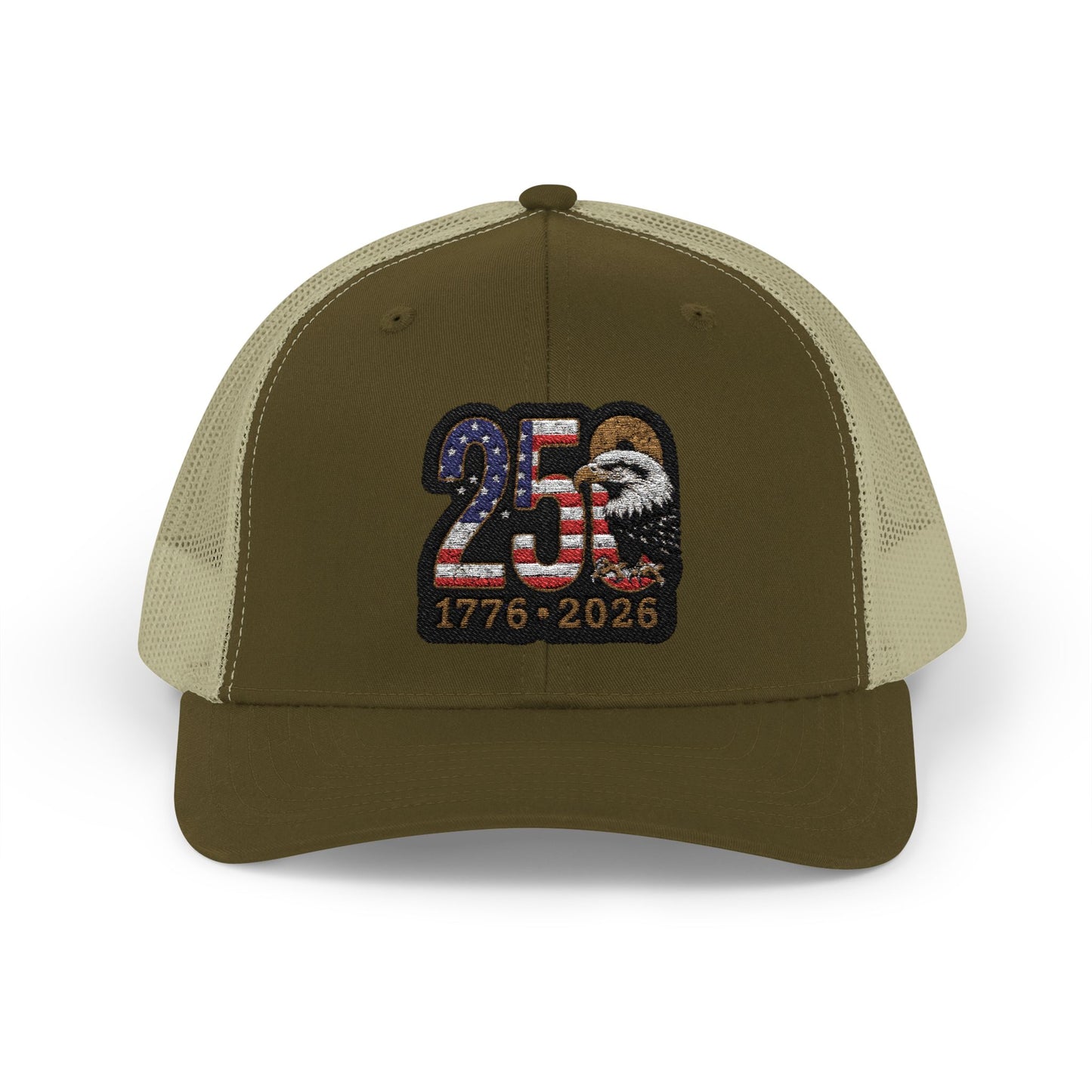 Stay Illegal Trucker Cap — USA 250th Anniversary Eagle Patch