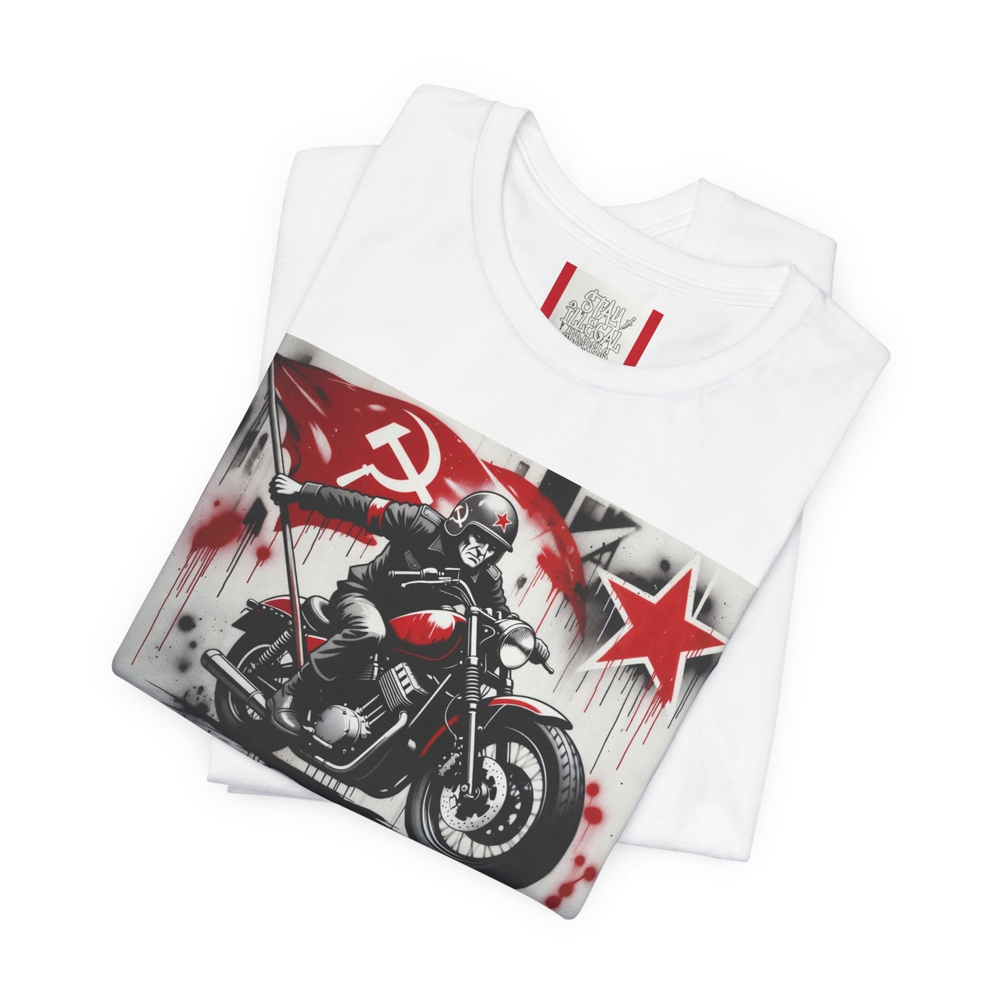 Stay Illegal "Motorcycle Communist" T‑Shirt