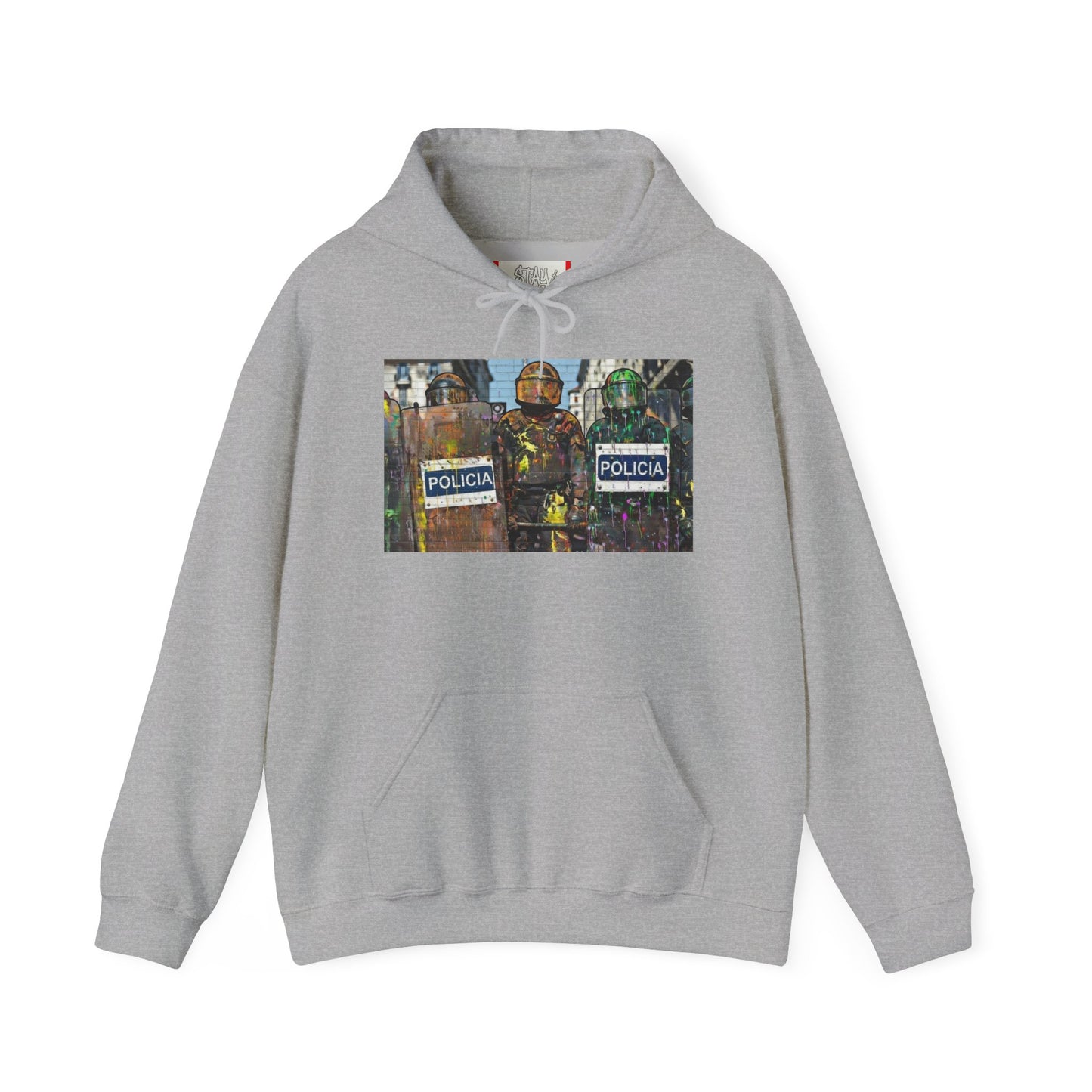 Stay Illegal Graffiti Hoodie - Policia Policia