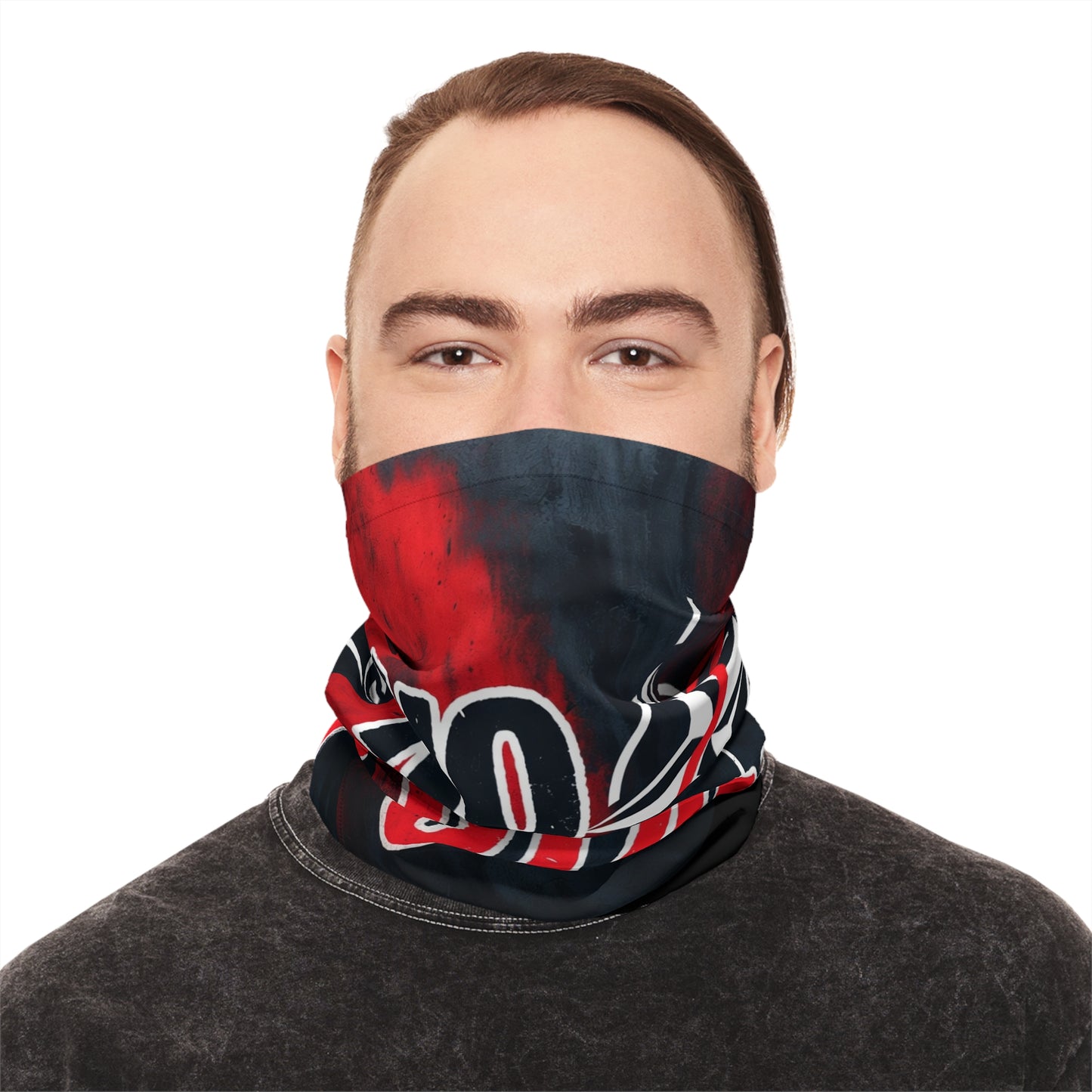 NO A OTAN - Lightweight Neck Gaiter/Red/Spanish