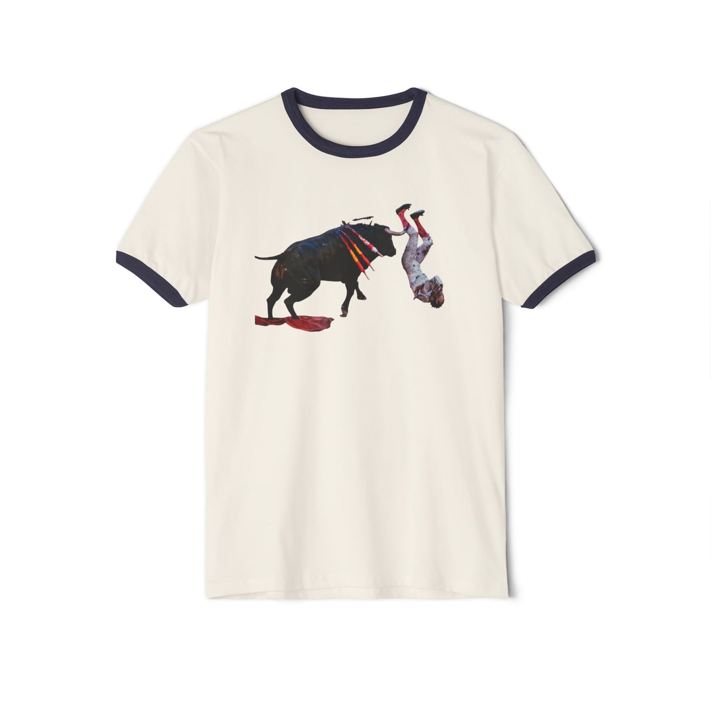 Stay Illegal Ringer T-Shirt — Spanish Bull Horns