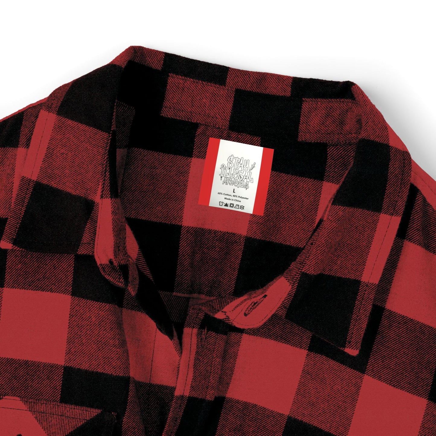 Stay Illegal Buffalo Plaid Flannel Shirt — Quality Casual Shirt