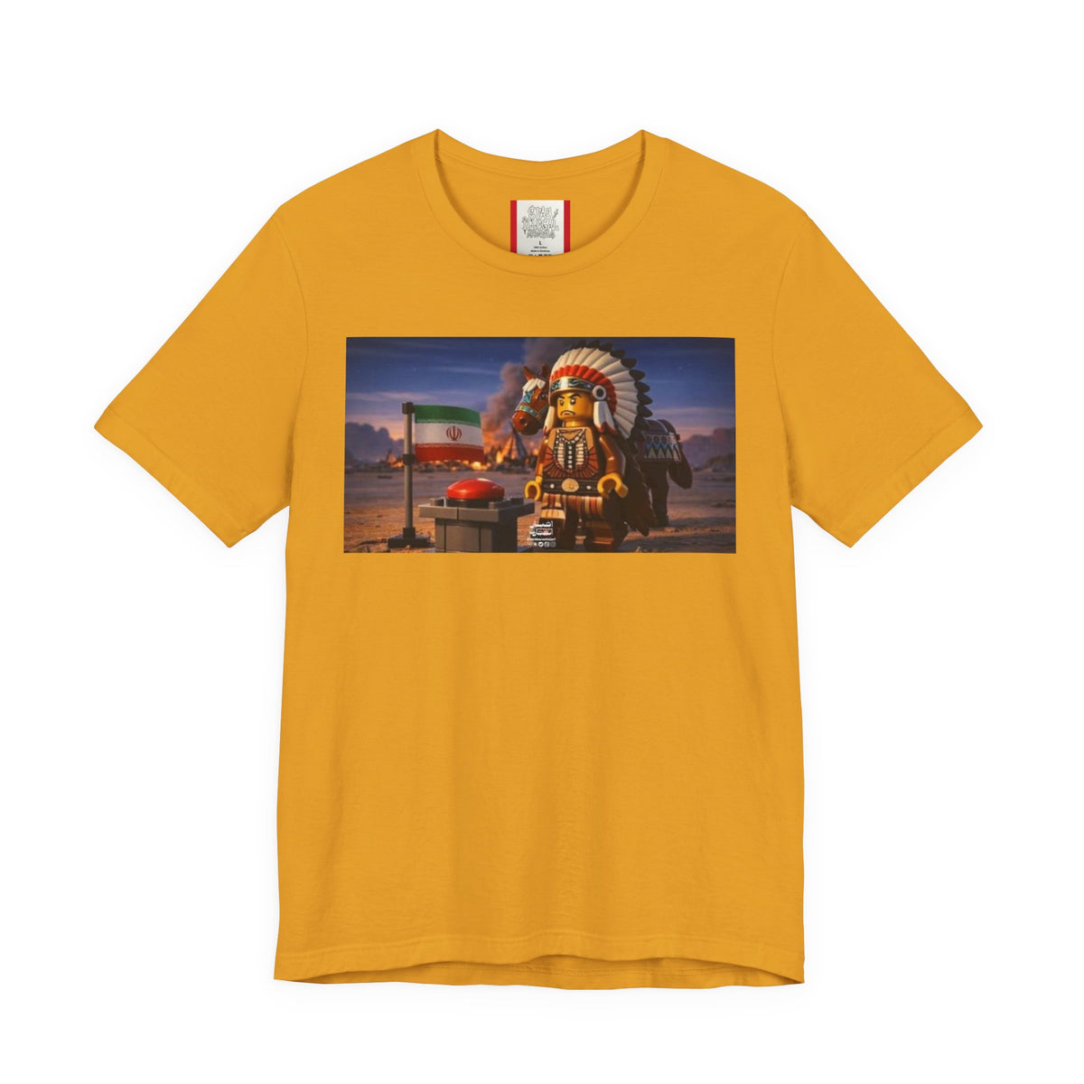 Propaganda T‑Shirt — IRAN LEGOS — USA Invaders