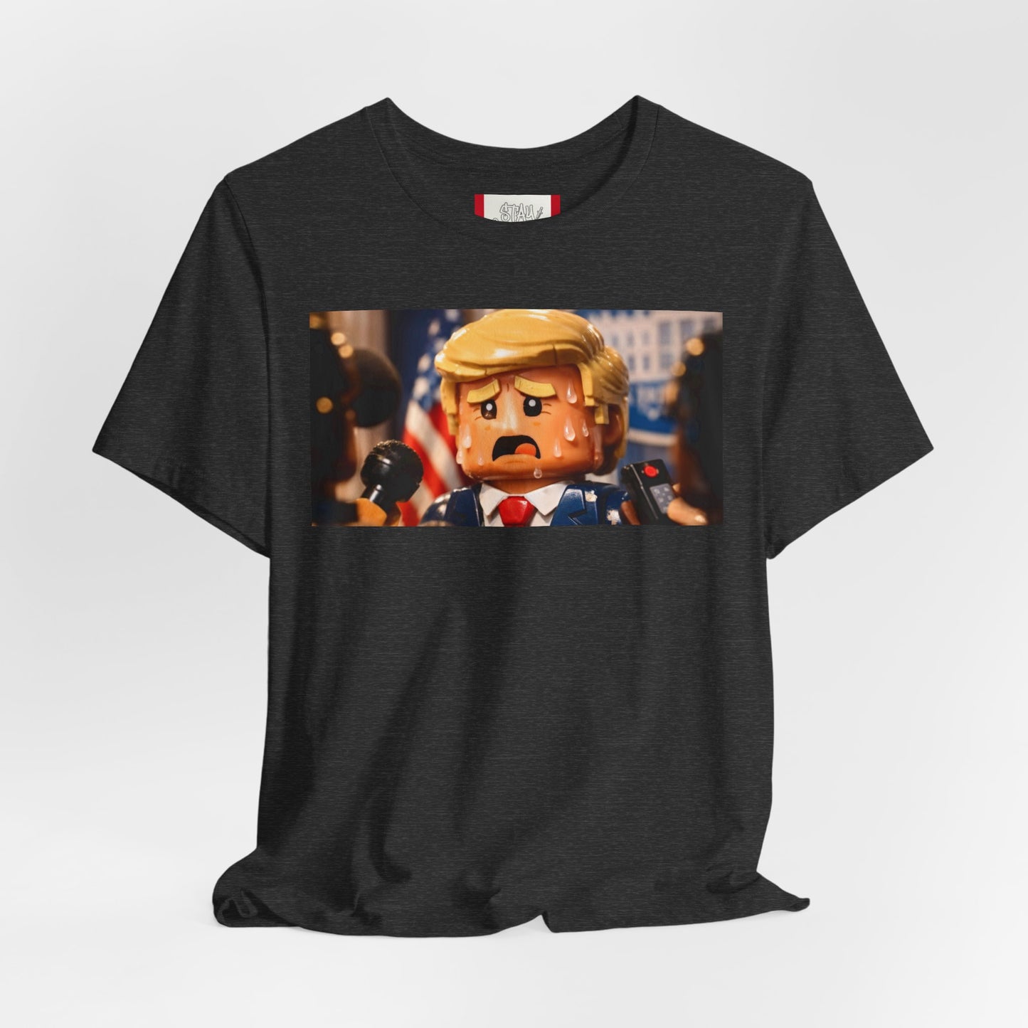Propaganda T‑Shirt — IRAN LEGOS - Sweaty Trump