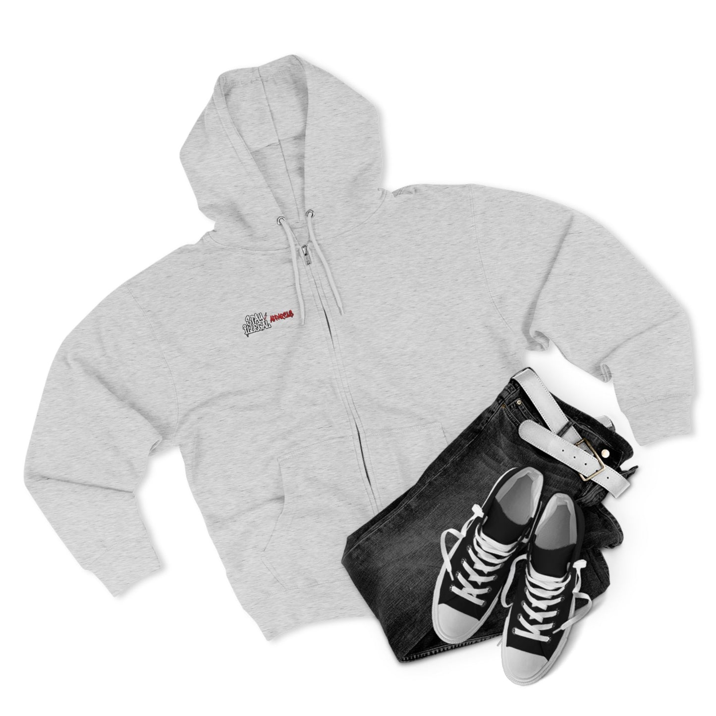 Copy of Plain Insignia - Stay Illegel Zip Hoodie