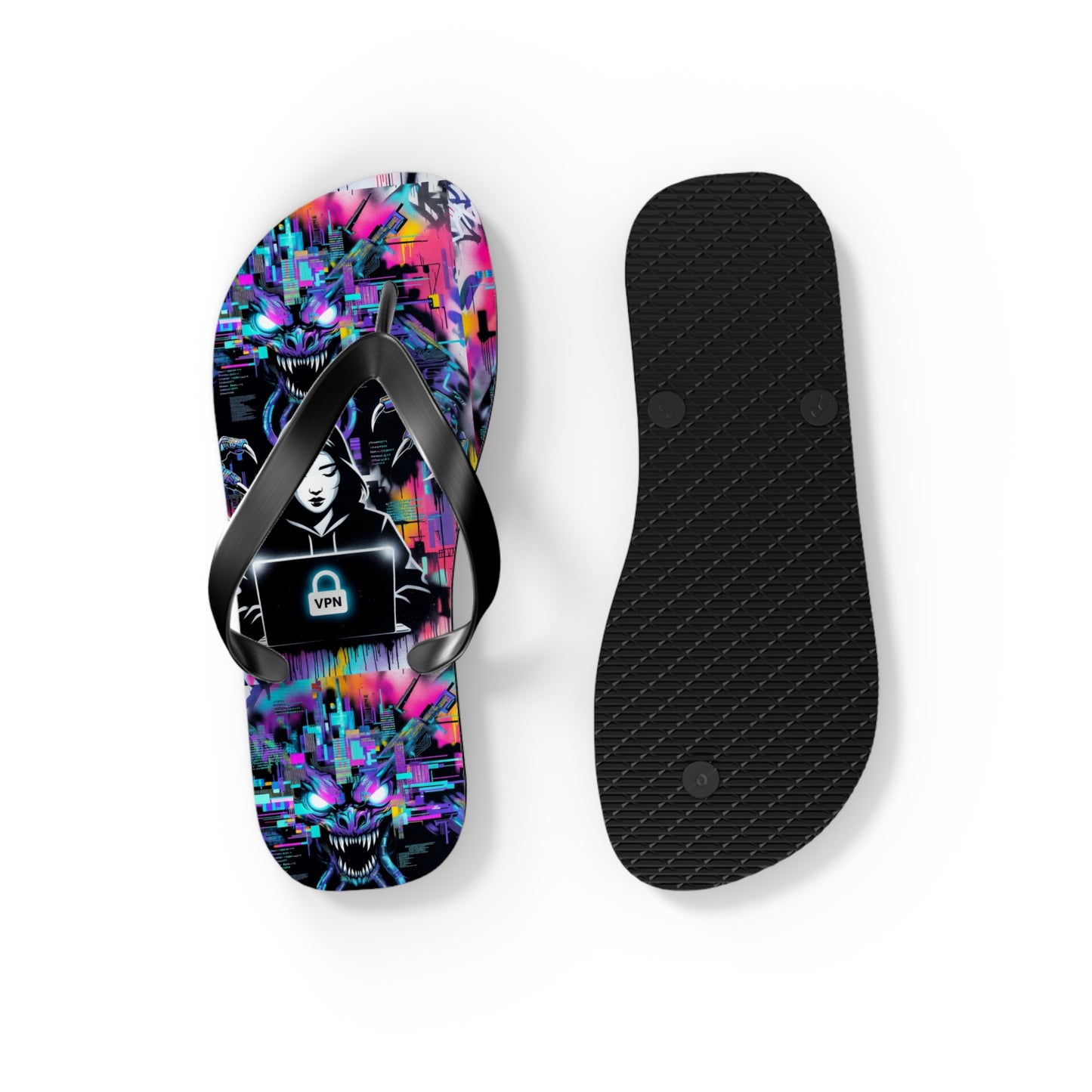 VPN Beach Flip Flops – Power Surge