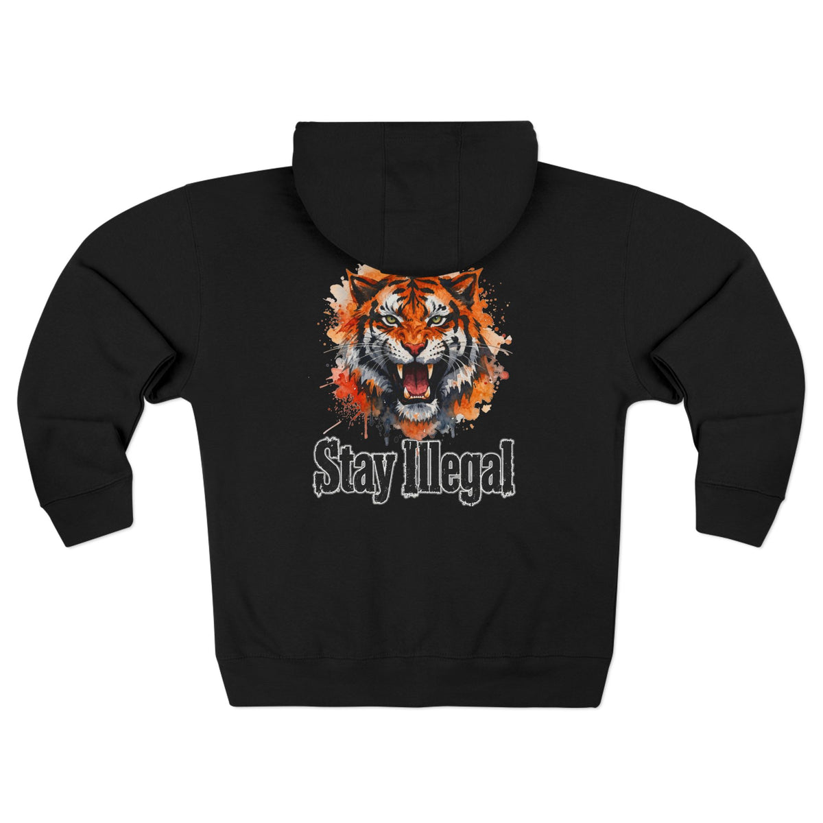 Tiger Style — Stay Illegal Zip Hoodie