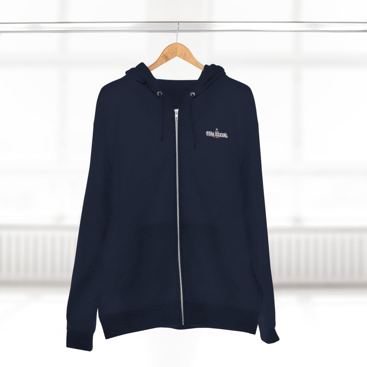 Hooded Rebel — Stay Illegal Zip Hoodie