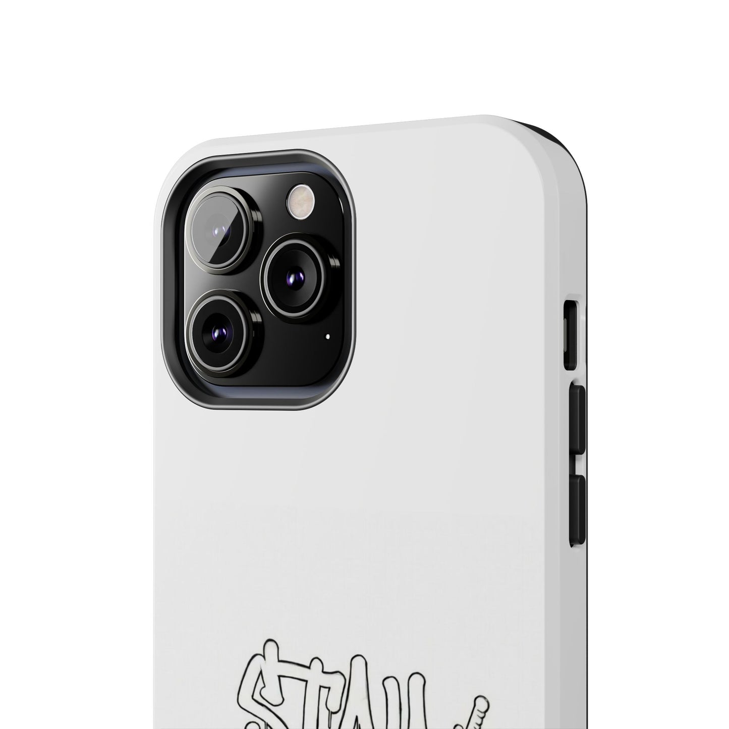 Coque de téléphone Stay Illegal - Blanc/Rouge robuste