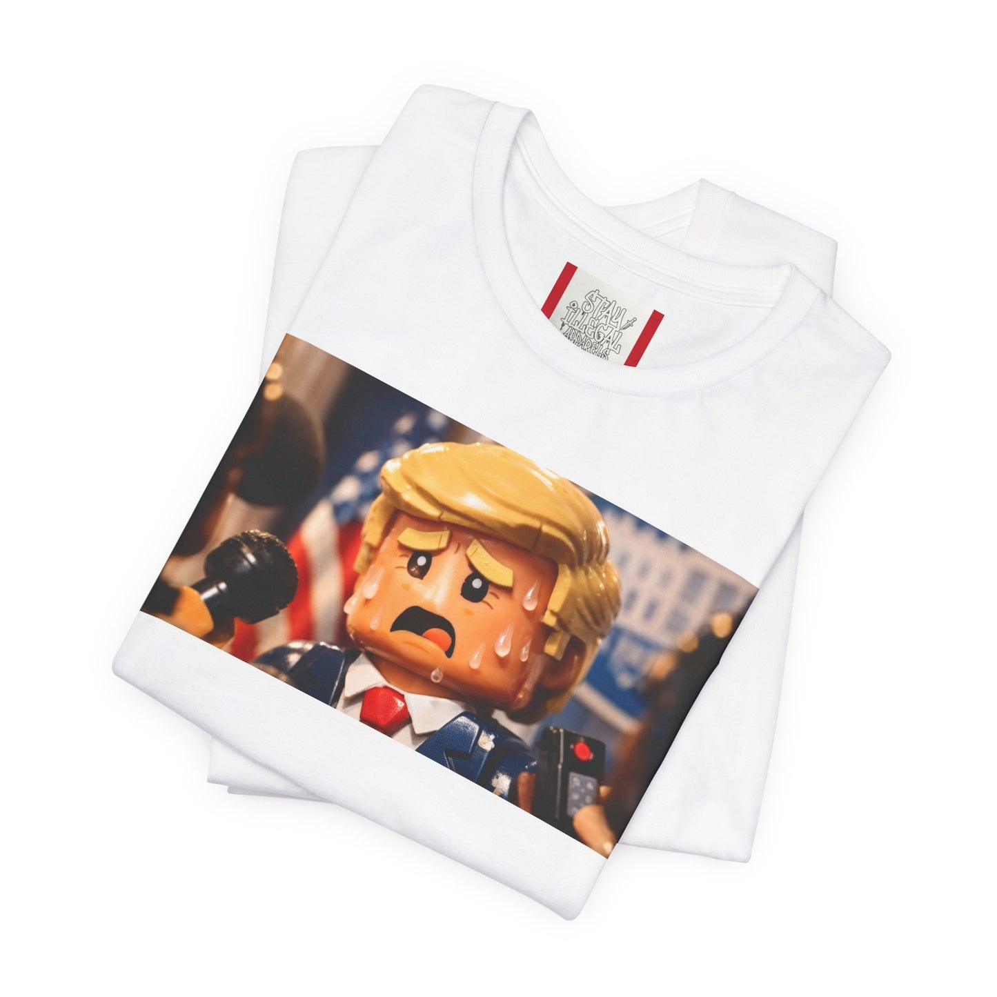 Propaganda T‑Shirt — IRAN LEGOS - Sweaty Trump