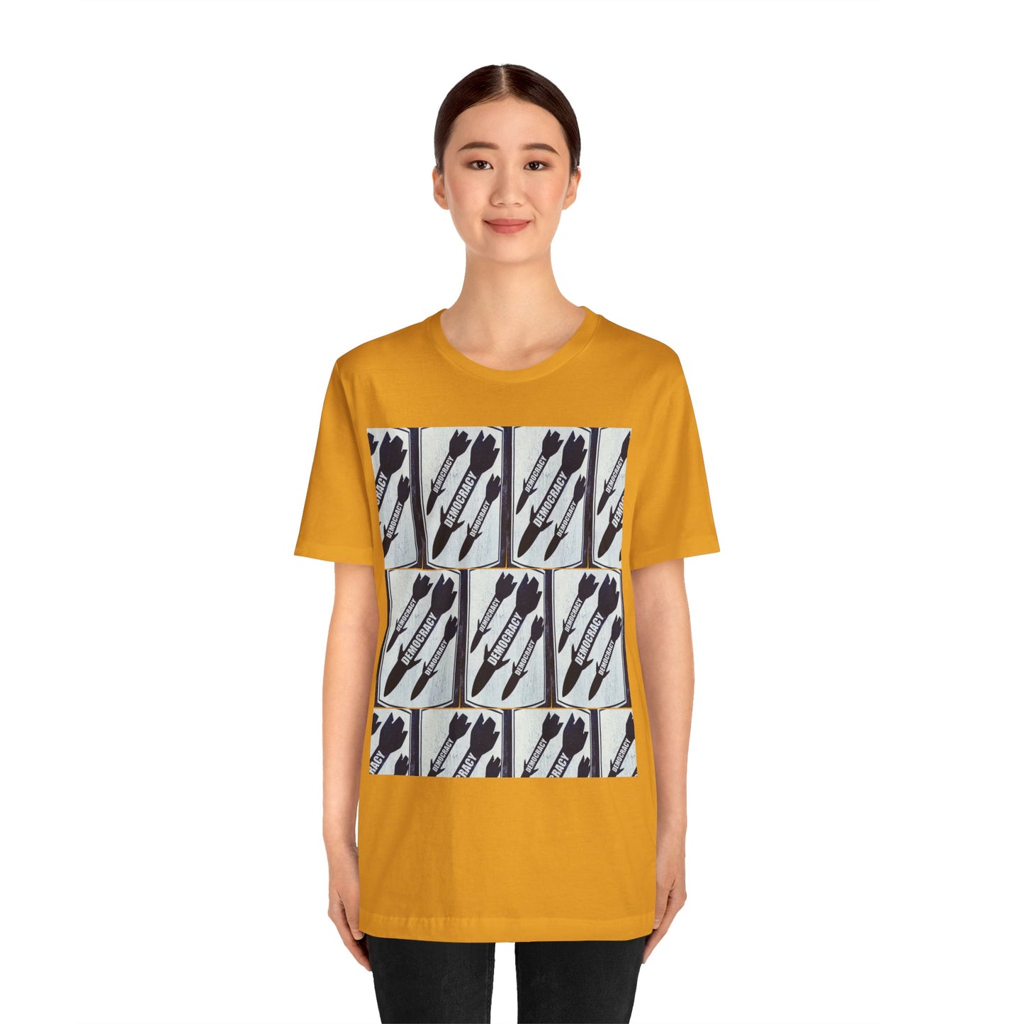 Protest T‑Shirt — DEMOCRATIC MISSILES