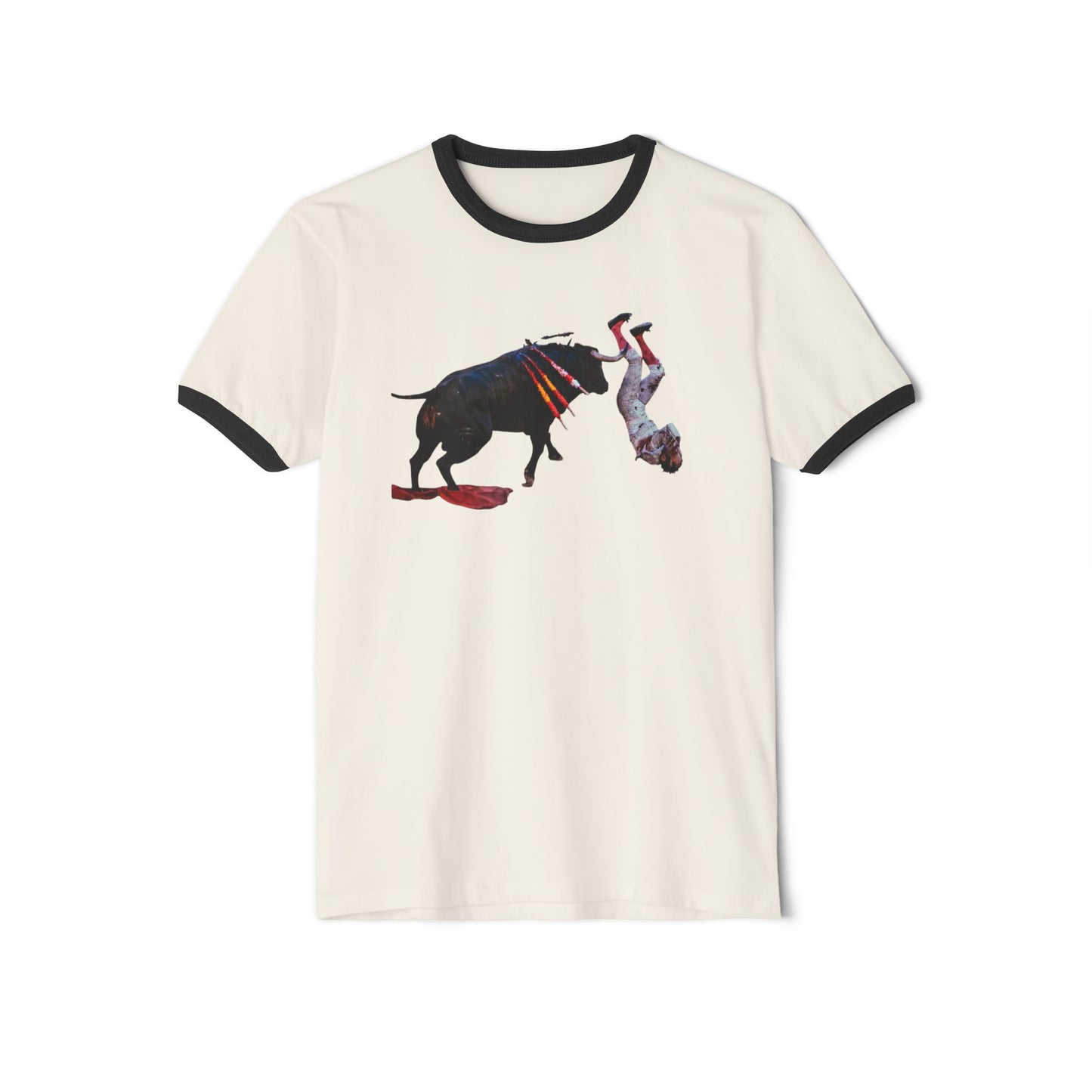 Stay Illegal Ringer T-Shirt — Spanish Bull Horns
