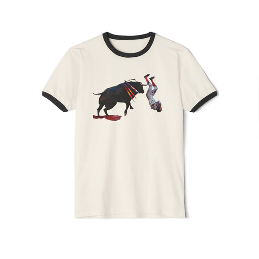 Stay Illegal Ringer T-Shirt — Spanish Bull Horns