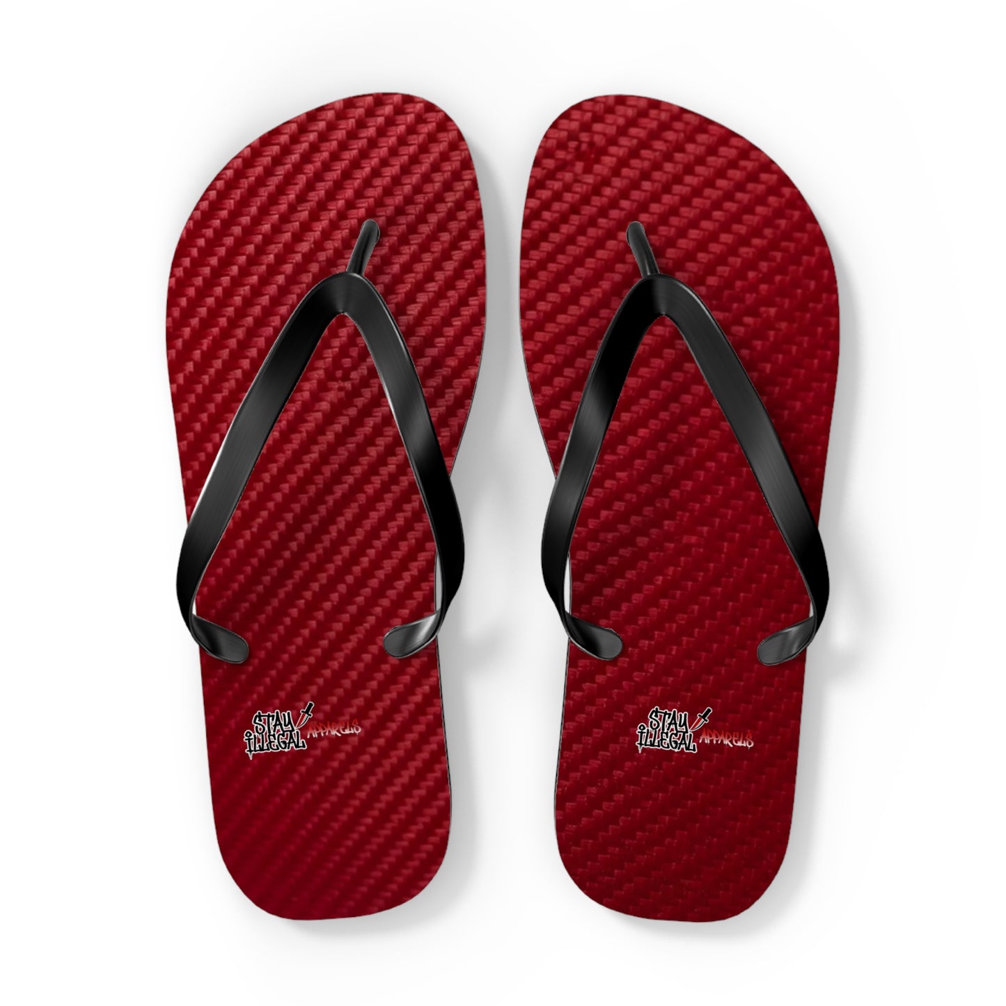 Carbon Fibre Flip Flops – Stay Illegal Claret
