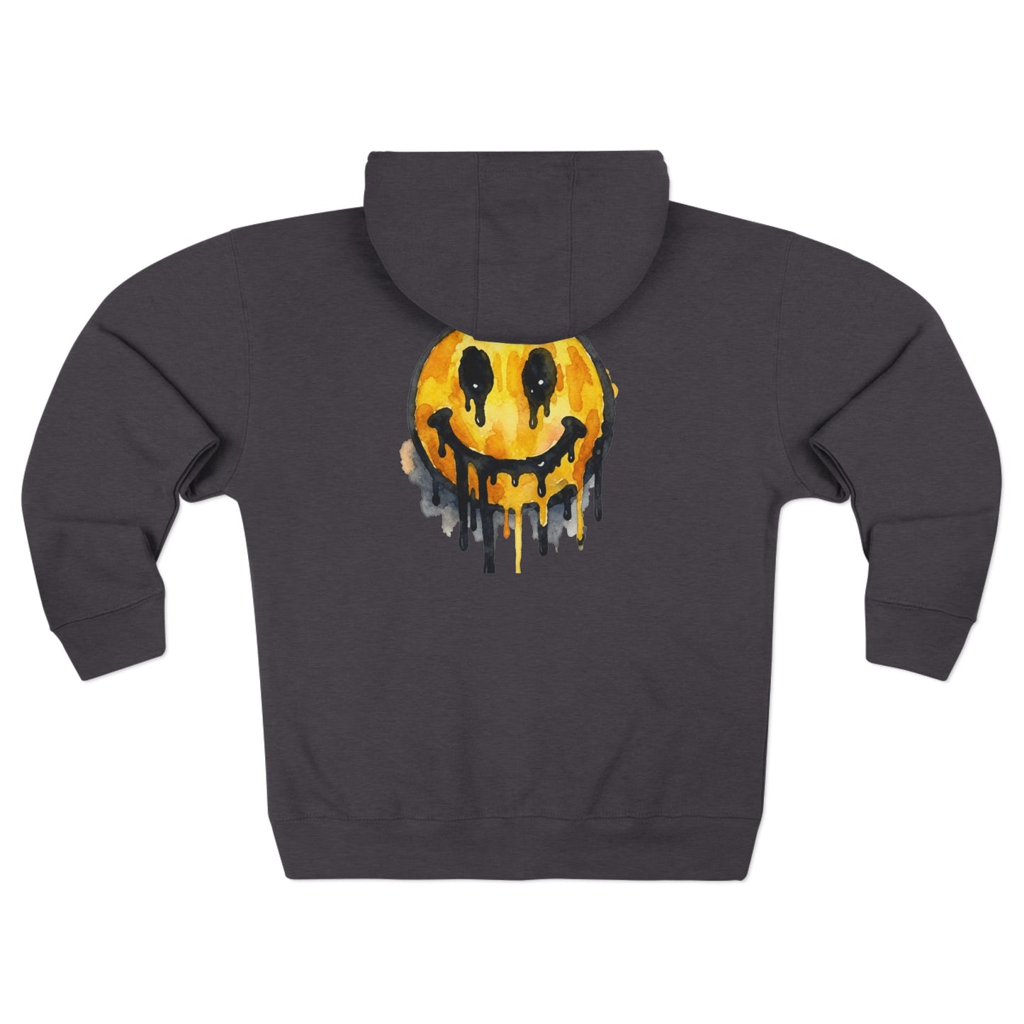 Smiley Drip Face Hoodie — Stay Illegal Zip Hoodie