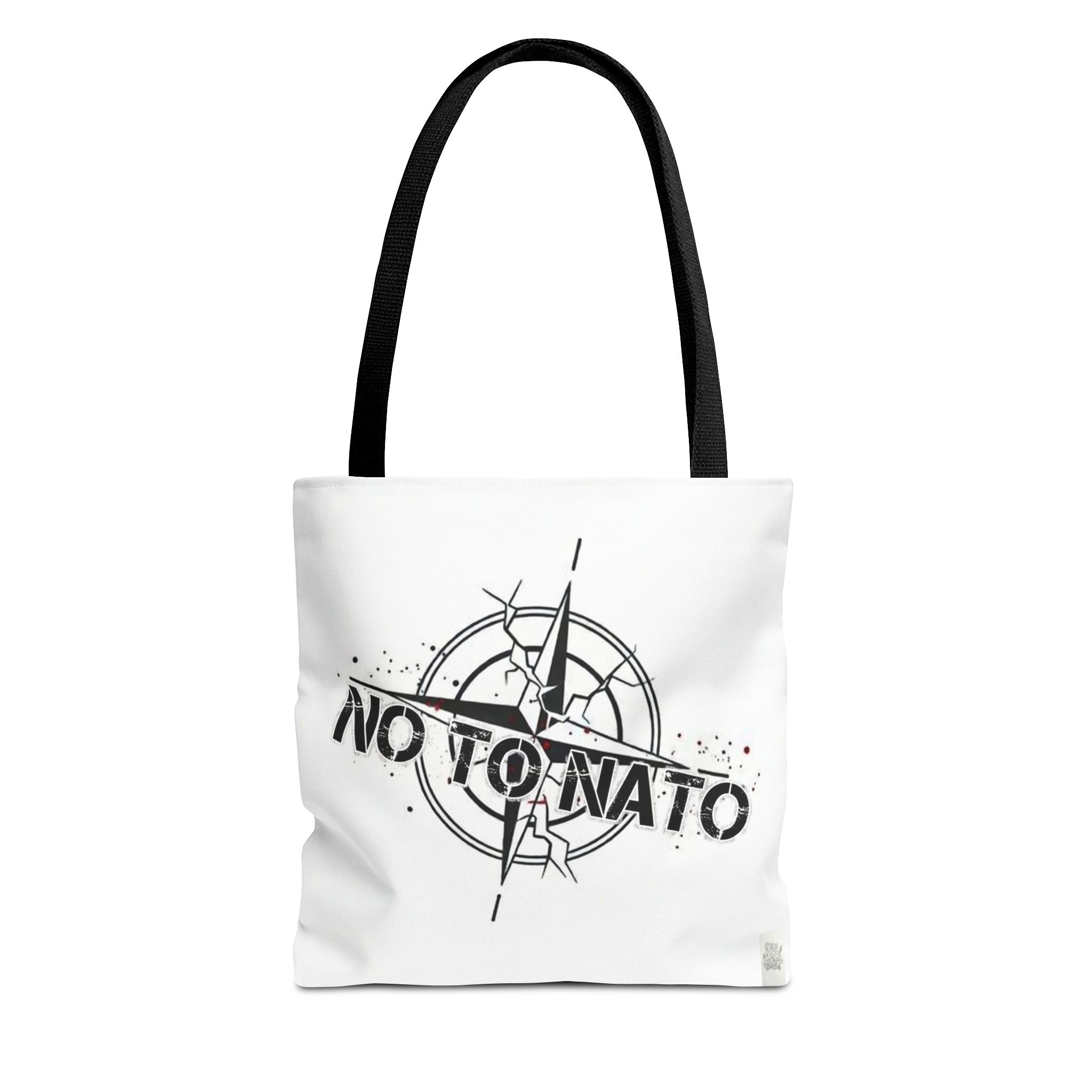 Compass Tote Bag — "NO To NATO / Het NATO" English/Russian
