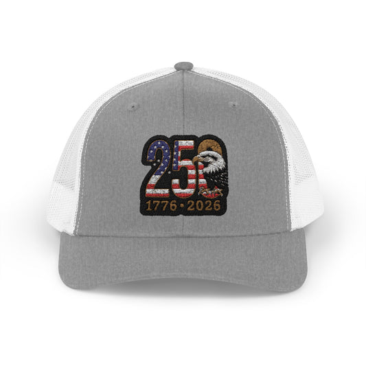Stay Illegal Trucker Cap — USA 250th Anniversary Eagle Patch