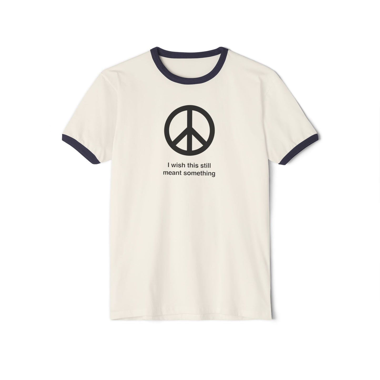 Stay Illegal Ringer T-Shirt — Ban The Bomb