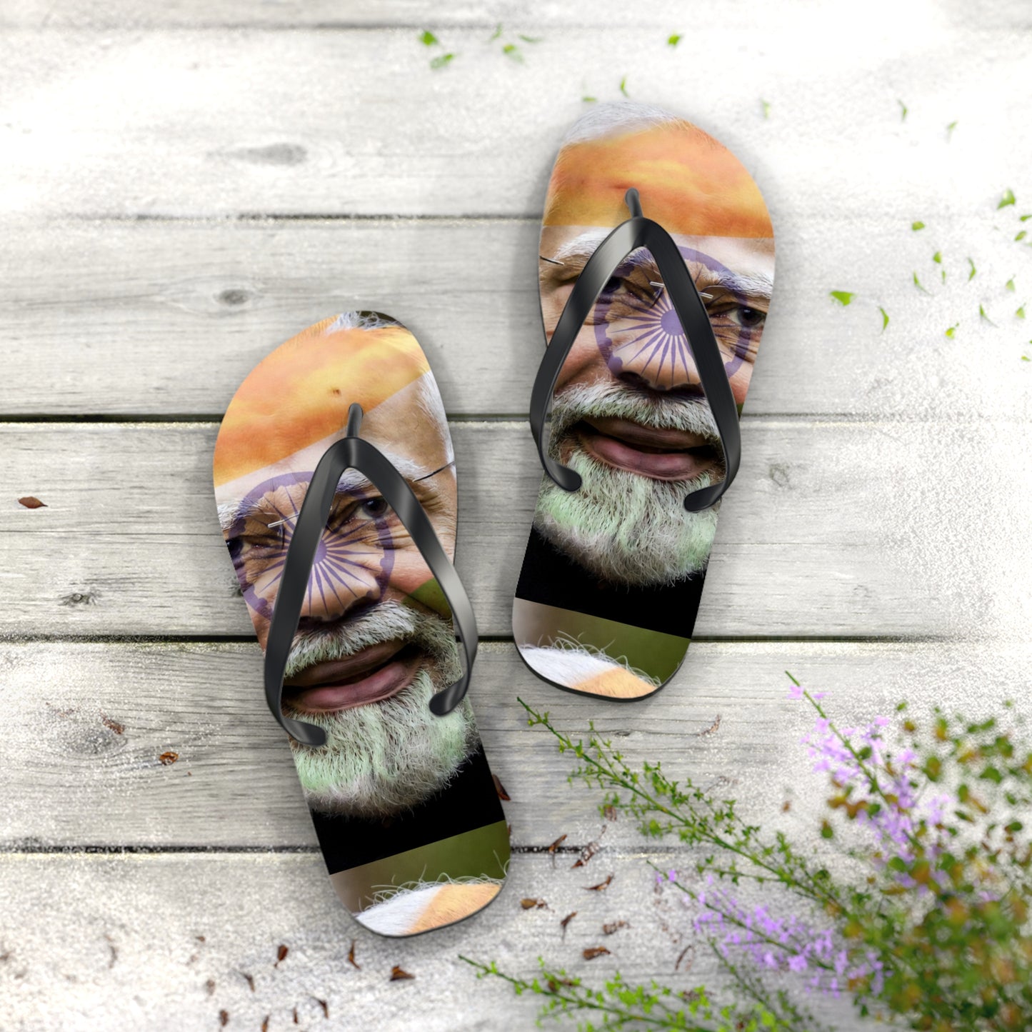 Modi's India Flip Flops – Modi Face