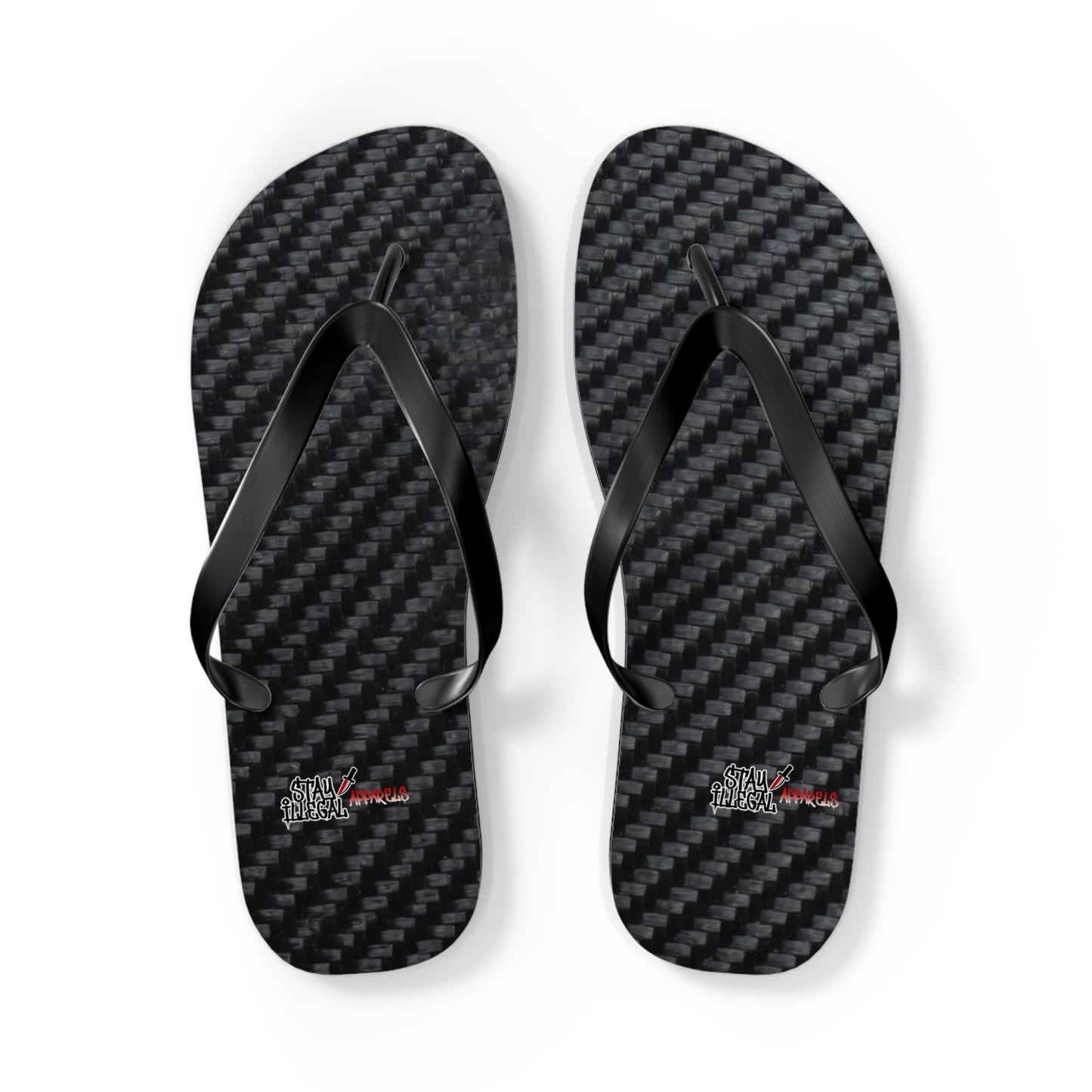 Carbon Fibre Flip Flops – Stay Illegal Black