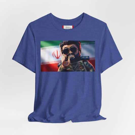 Propaganda T‑Shirt — IRAN LEGOS — IRGC Come Closer