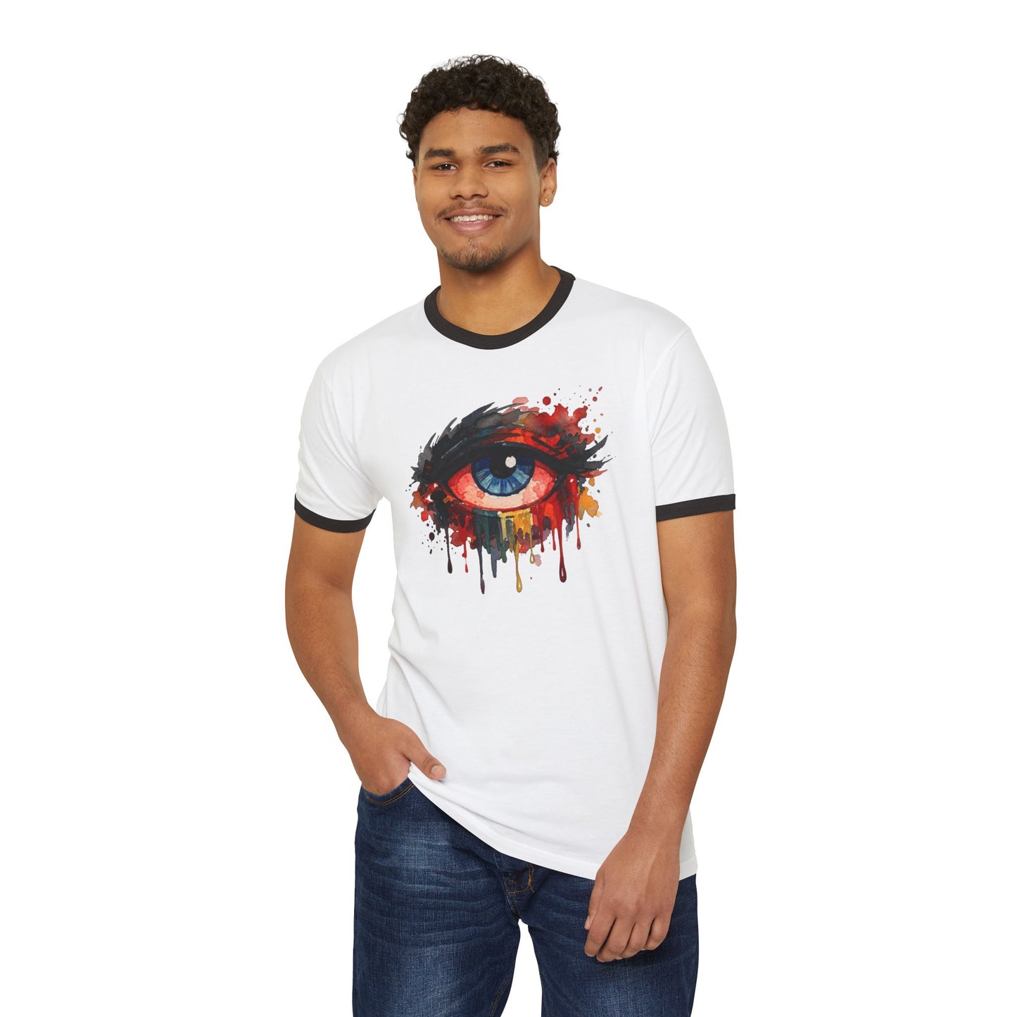 Stay Illegal Ringer T-Shirt — Beholding Eye