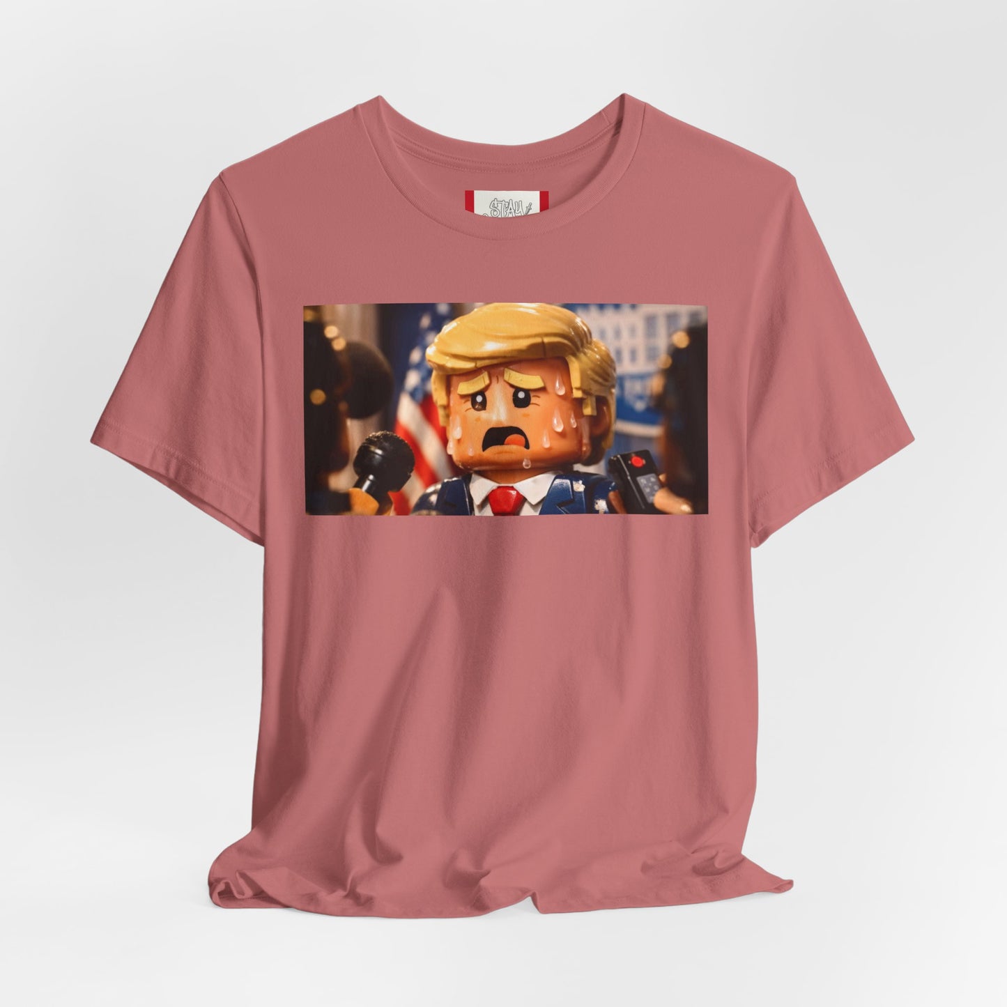 Propaganda T‑Shirt — IRAN LEGOS - Sweaty Trump