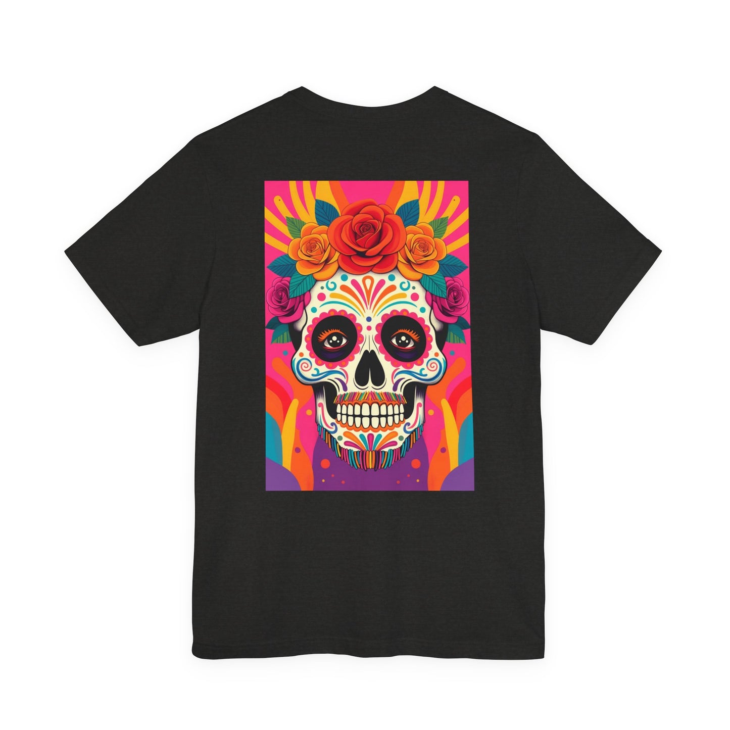 Black Colletion T‑Shirt — Mexican Bearded Skull