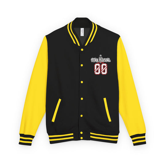 Stay Illegal Varsity Bomber Jacket - Calm Like a Bomb 00 (Plain-Sleeve)