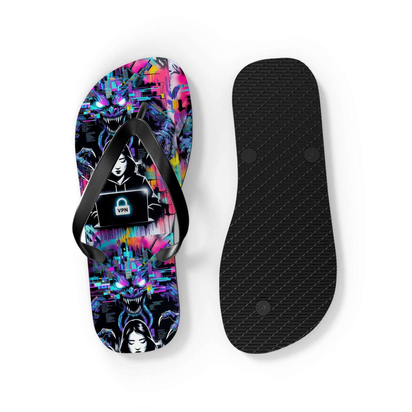VPN Beach Flip Flops – Power Surge