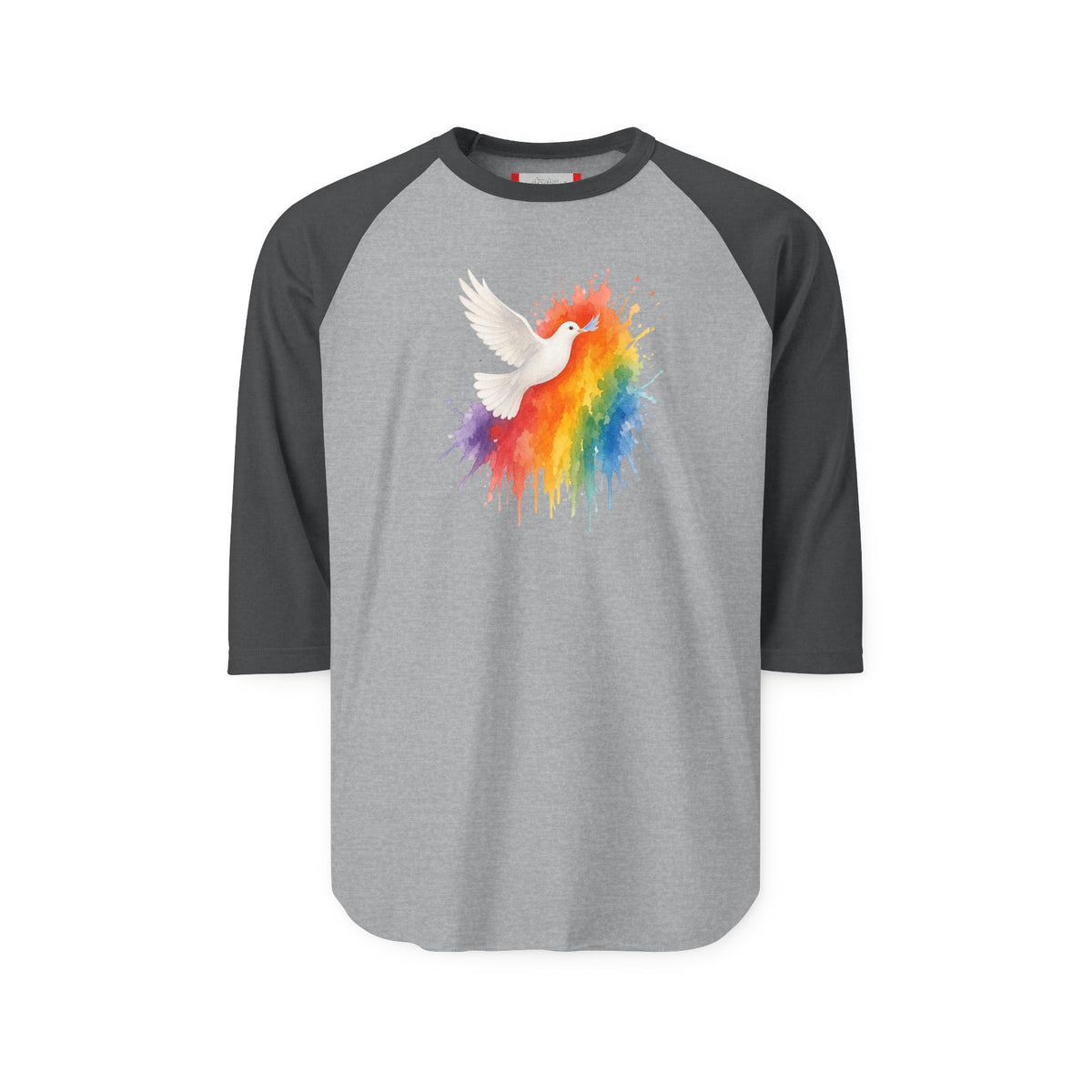 Stay Illegal Raglan 3/4 Sleeve T-Shirt — Gay Dove