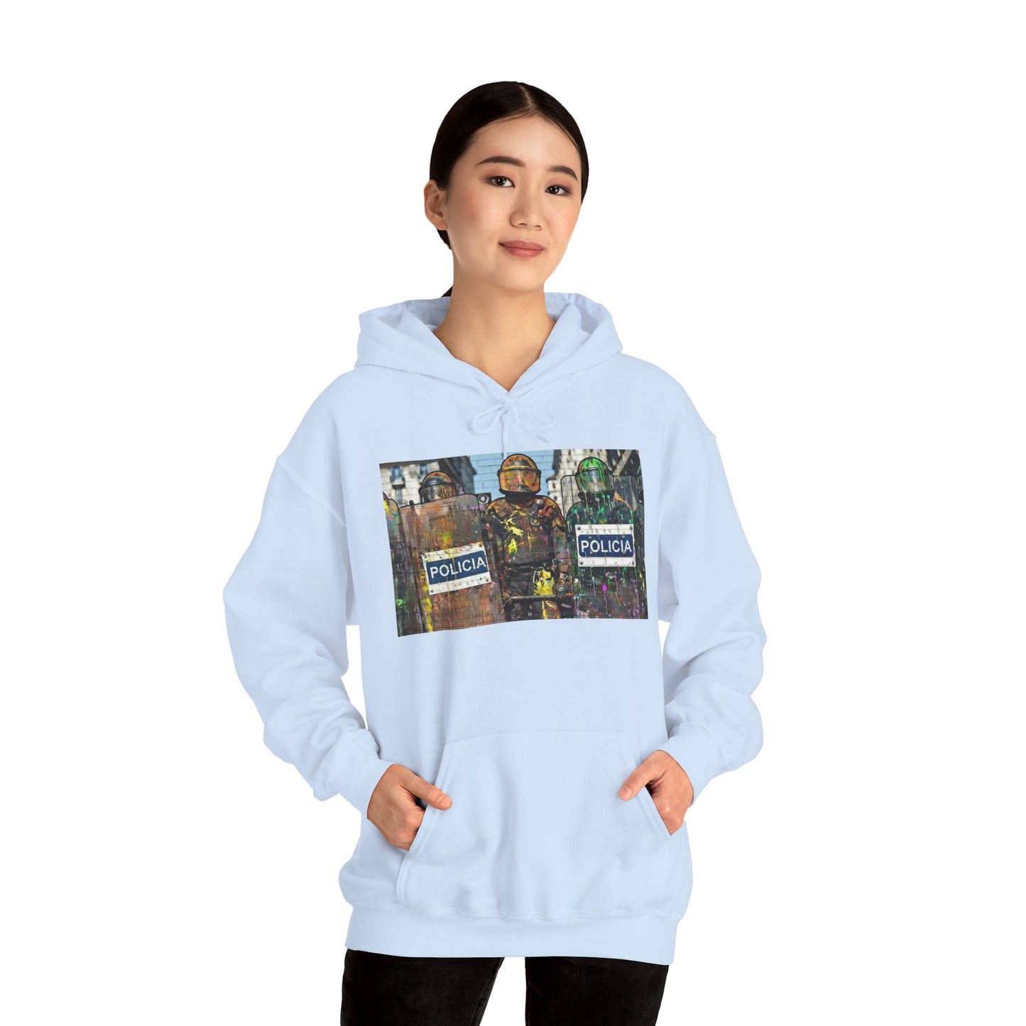 Stay Illegal Graffiti Hoodie - Policia Policia