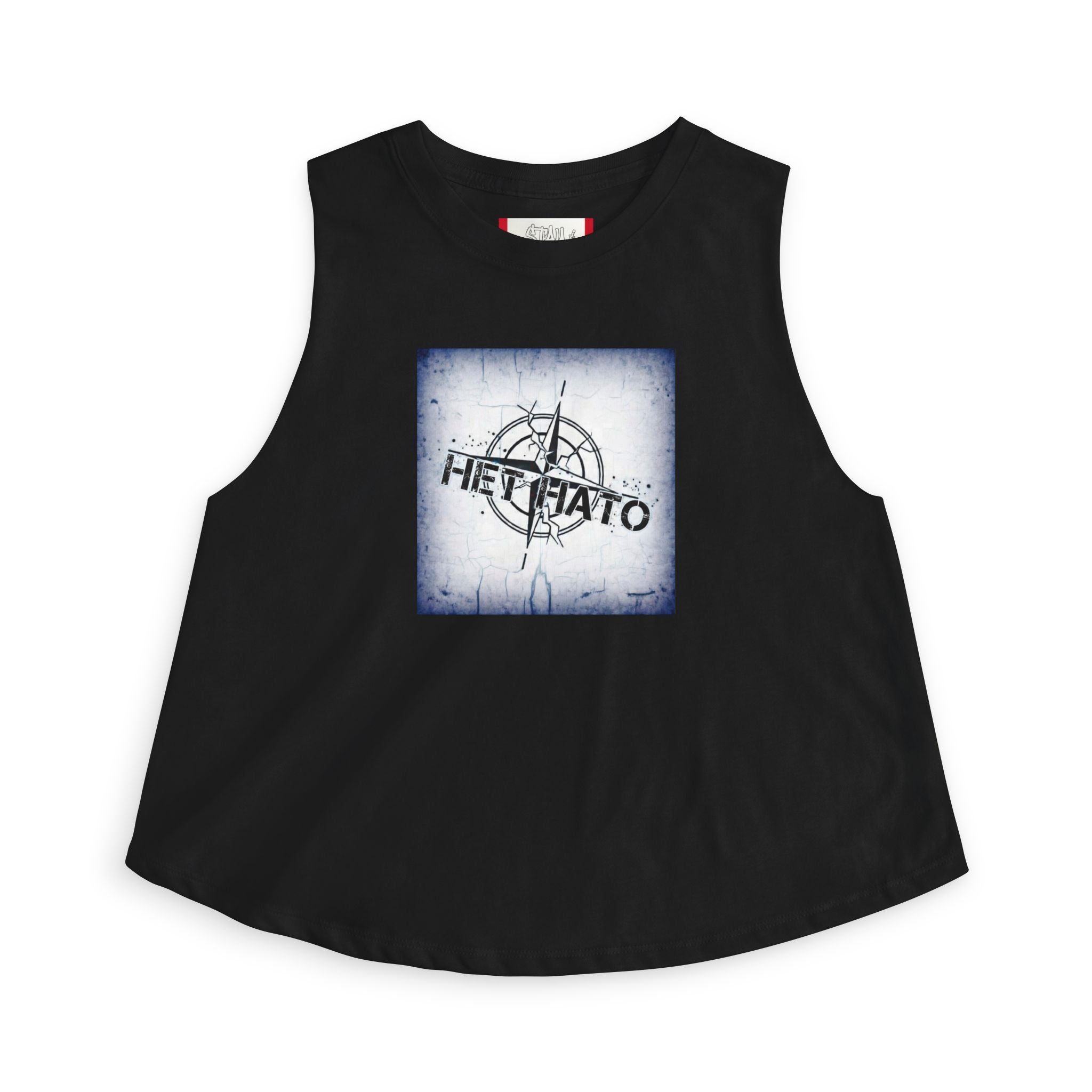 Crop Top — "NO To NATO" Women's BLUE/Russian