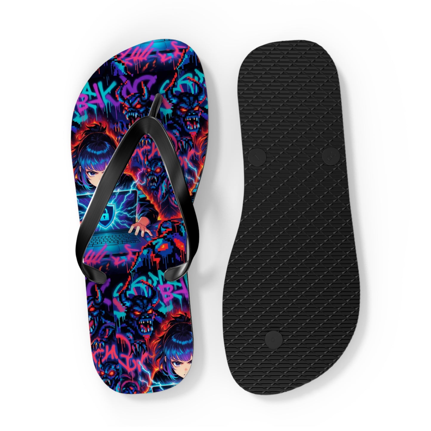 VPN Beach Flip Flops – Cyber Attack