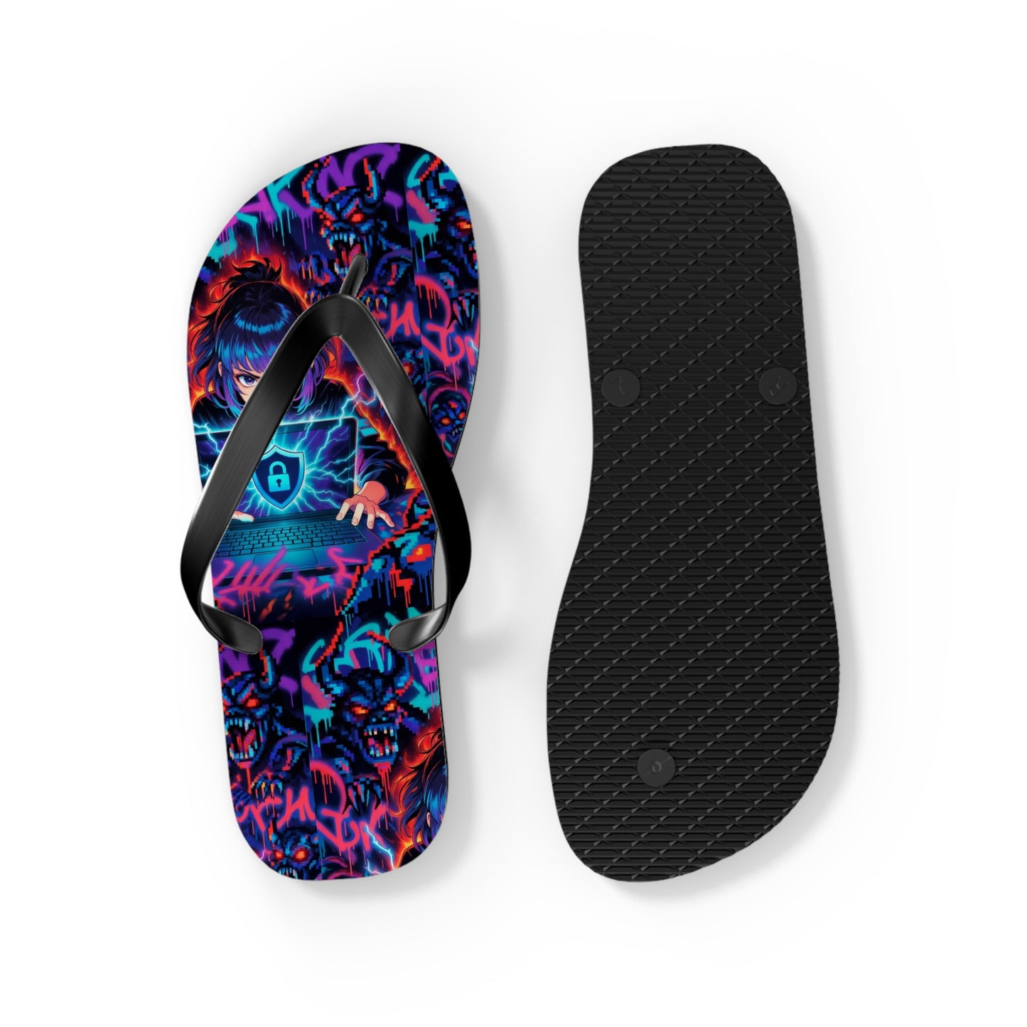 VPN Beach Flip Flops – Cyber Attack