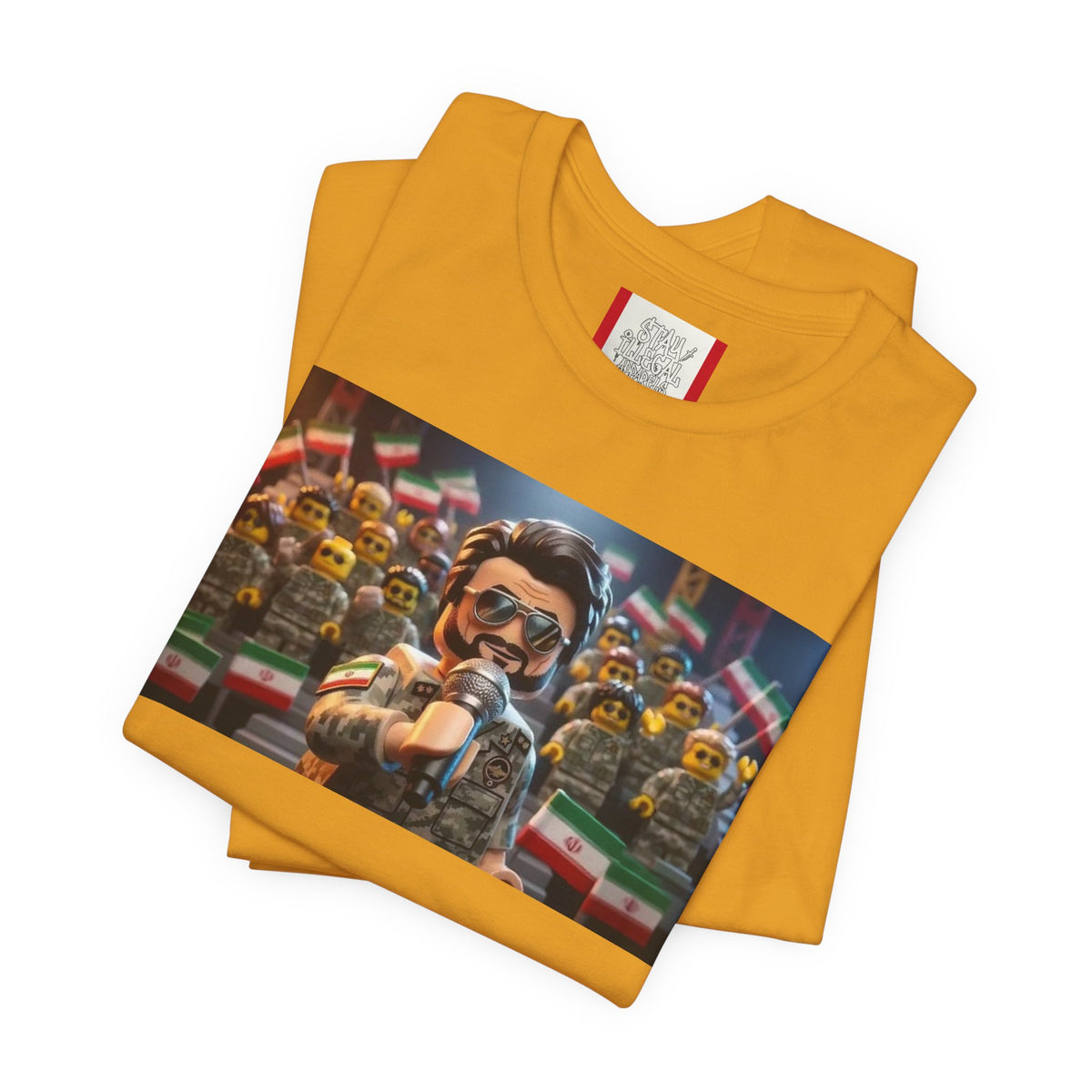 Propaganda T‑Shirt — IRAN LEGOS — IRGC Crowd Control