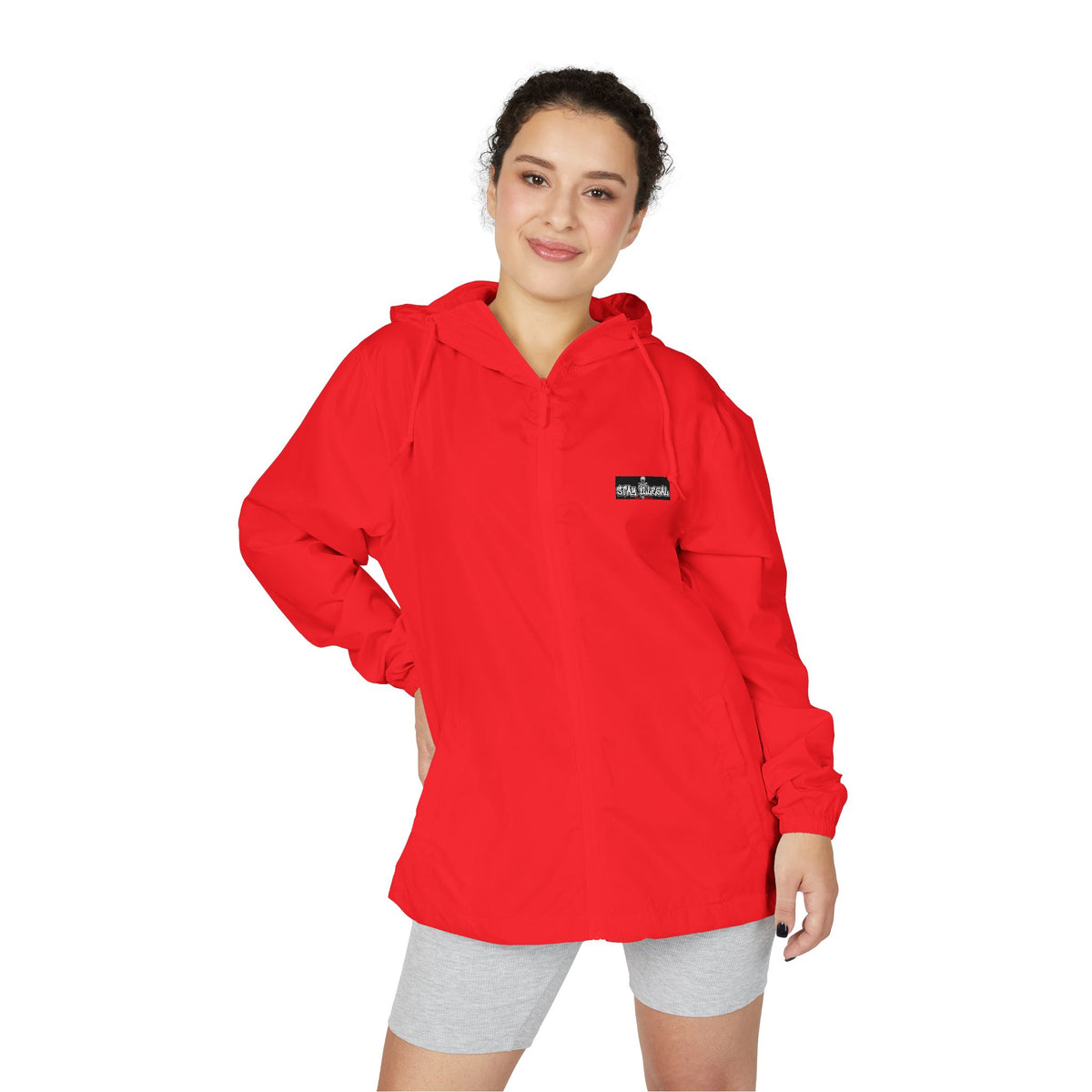 Windbreaker Jacket — Plain Insignia Uni-Sex Windbreaker