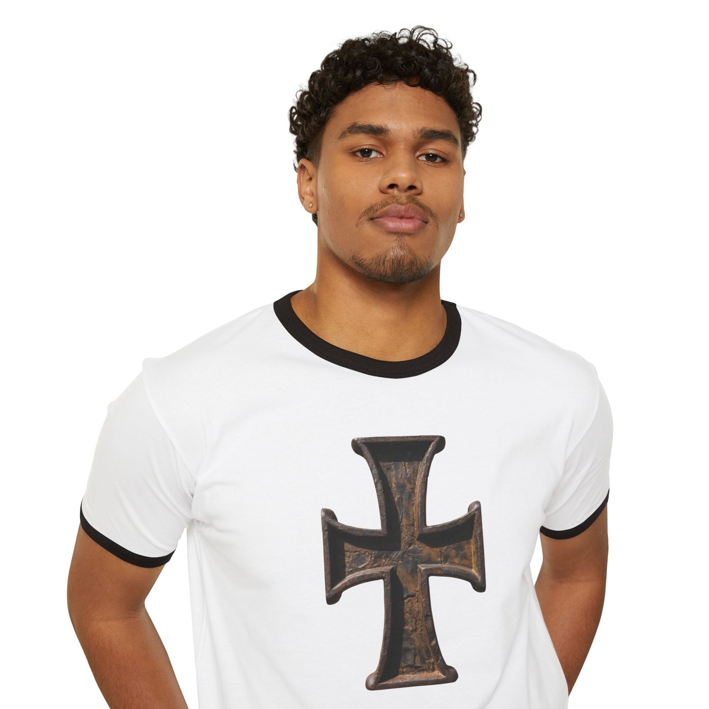 Stay Illegal Ringer T-Shirt — Iron Cross