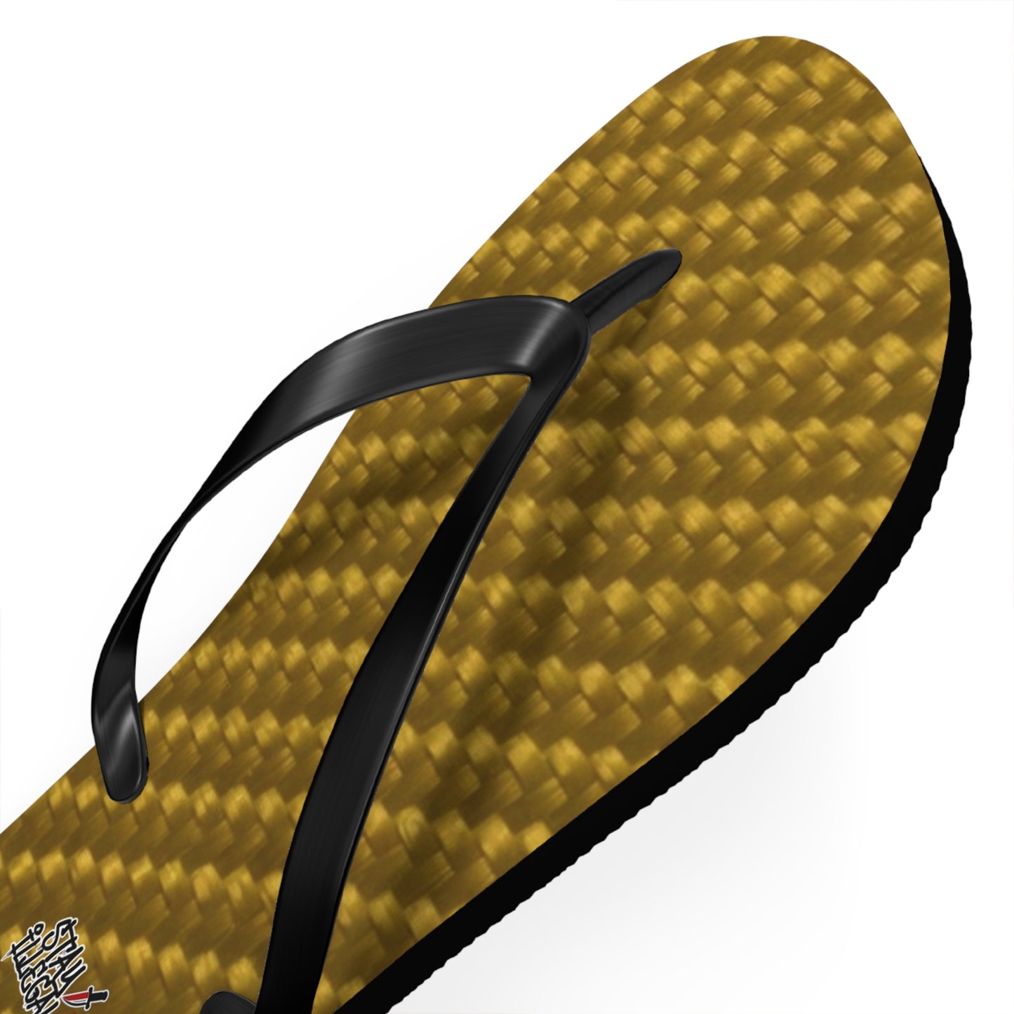 Carbon Fibre Flip Flops – Stay Illegal Gold