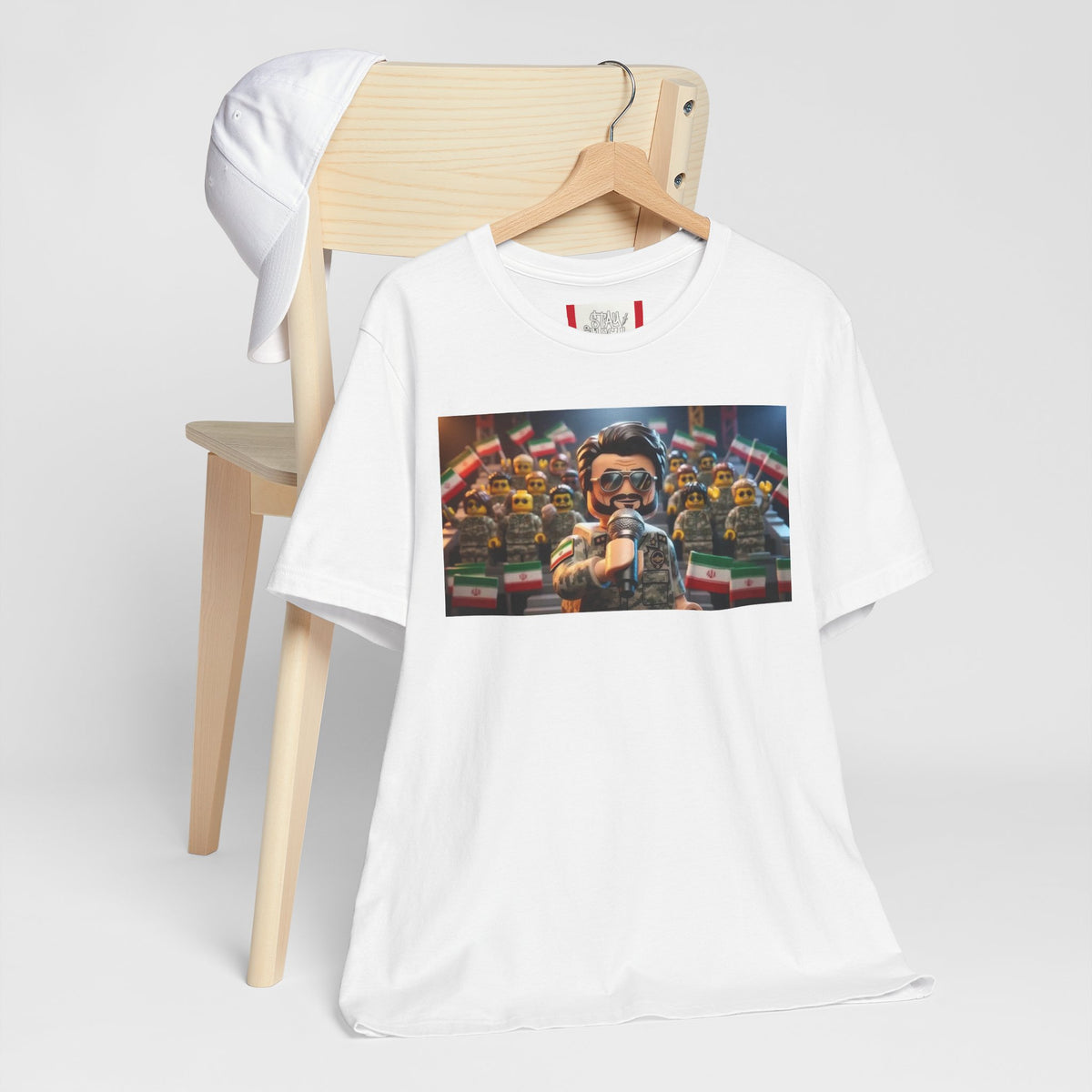 Propaganda T‑Shirt — IRAN LEGOS — IRGC Crowd Control