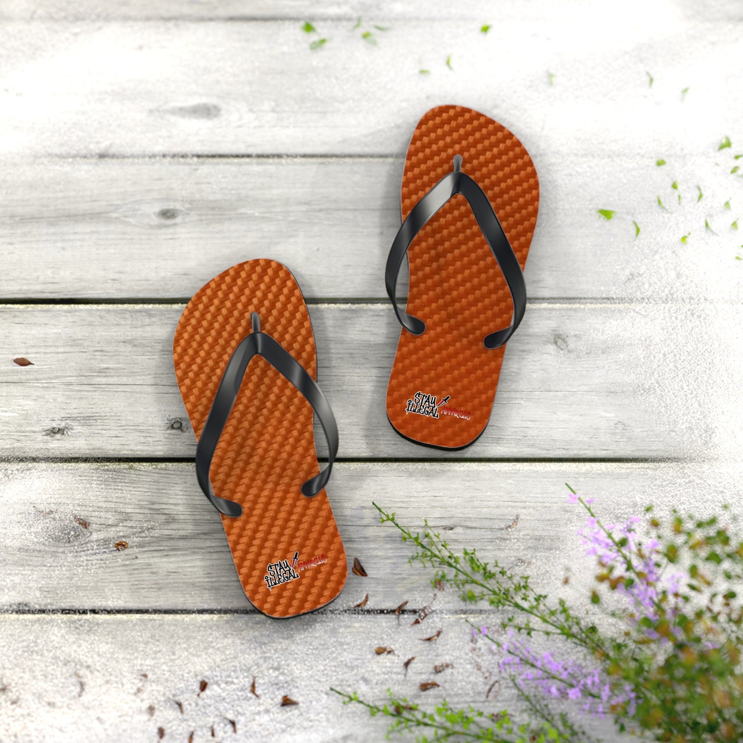 Carbon Fibre Flip Flops – Stay Illegal Copper