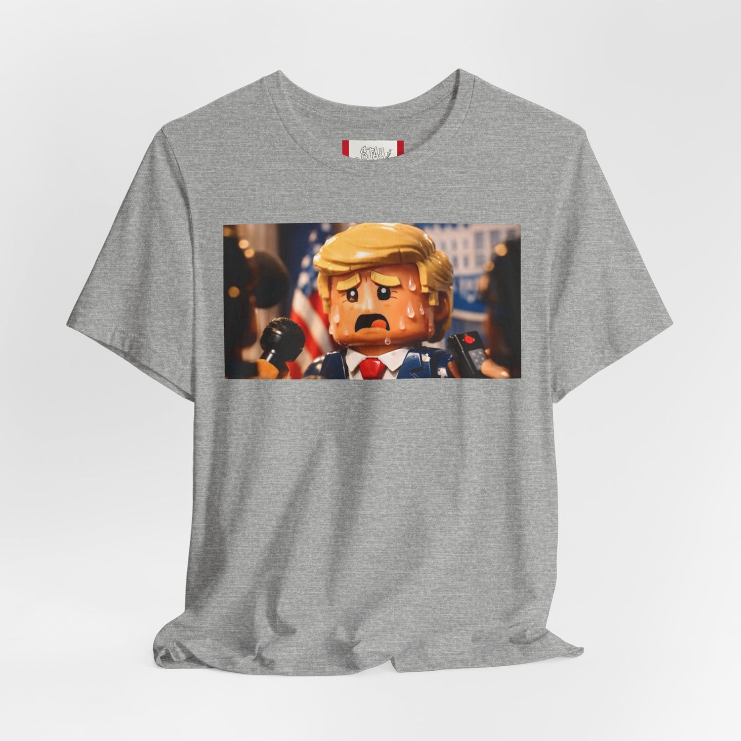 Propaganda T‑Shirt — IRAN LEGOS - Sweaty Trump