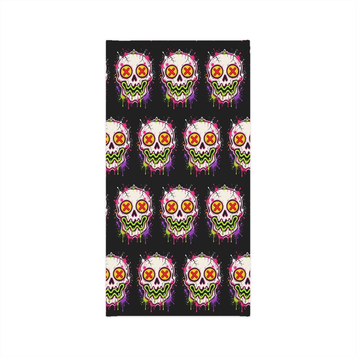 Lightweight Graffiti Neck Gaiter - Neon Face 3