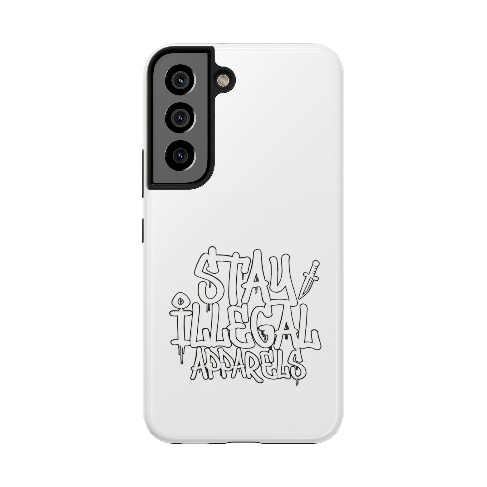 Stay Illegal Phone Cases - Tough White
