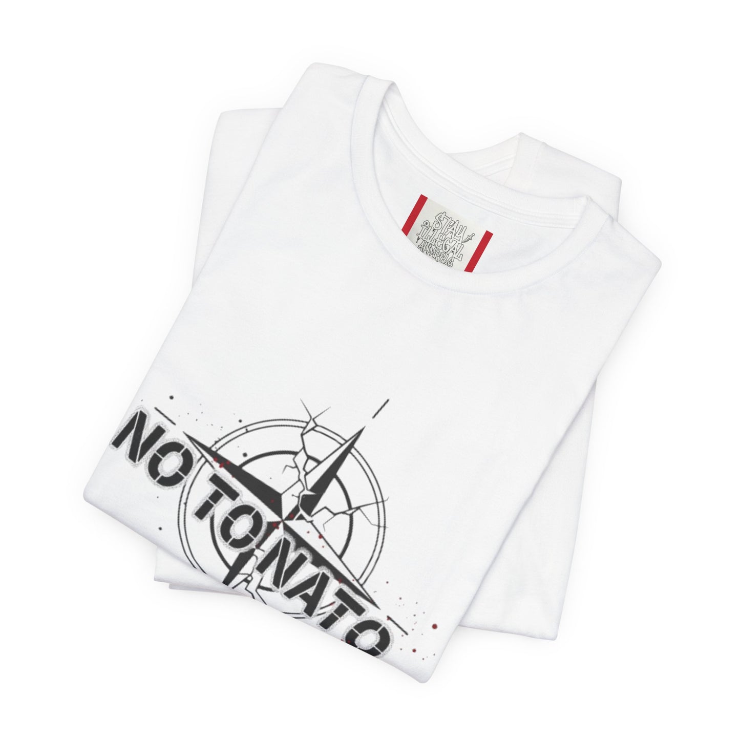 T-shirt de protestation — « NON À L'OTAN » Anglais