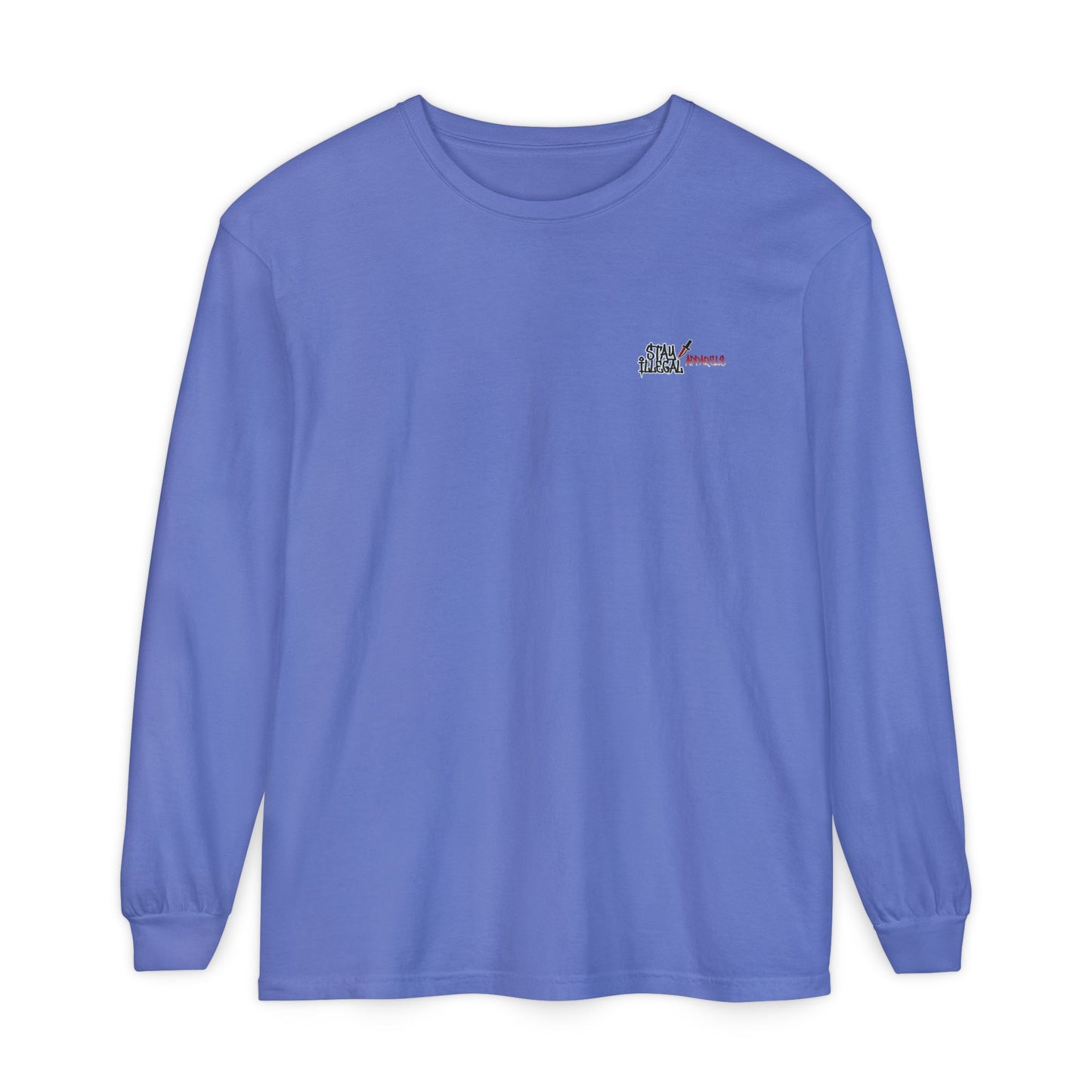 Long Sleeve Tee — More Europe 20euros Back Print