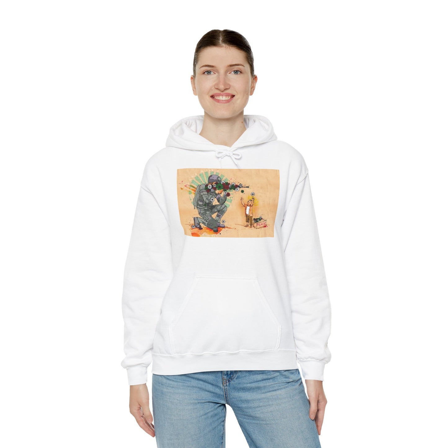 Stay Illegal Graffiti Hoodie - Flower Shooter