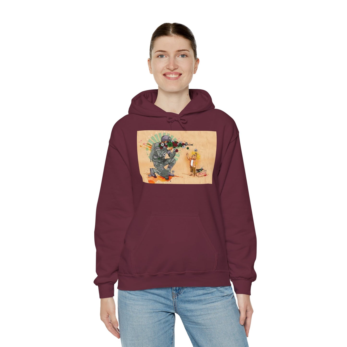 Stay Illegal Graffiti Hoodie - Flower Shooter