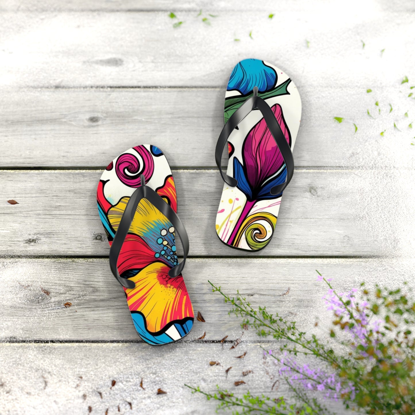 Flower Flip Flops – Tropical Days