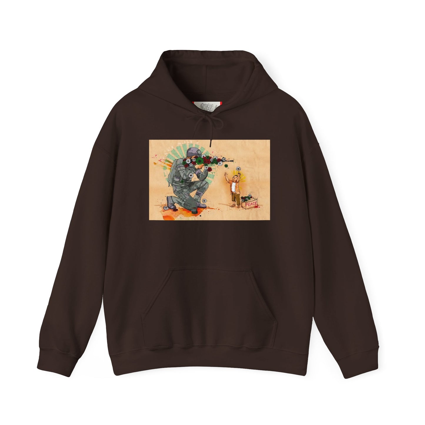 Stay Illegal Graffiti Hoodie - Flower Shooter